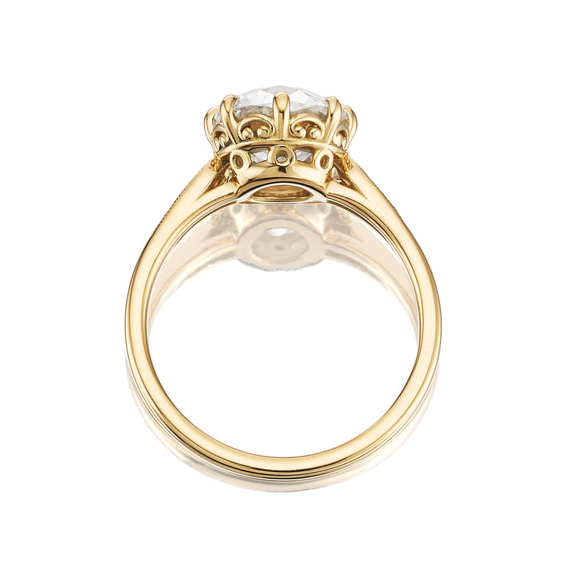 J-K-L color SI-I clarity diamond Rings
