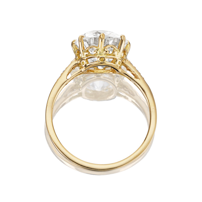 3-4 Carats vintage engagement ring