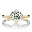 Light Yellow 2.05ct Old Mine Cut Diamond