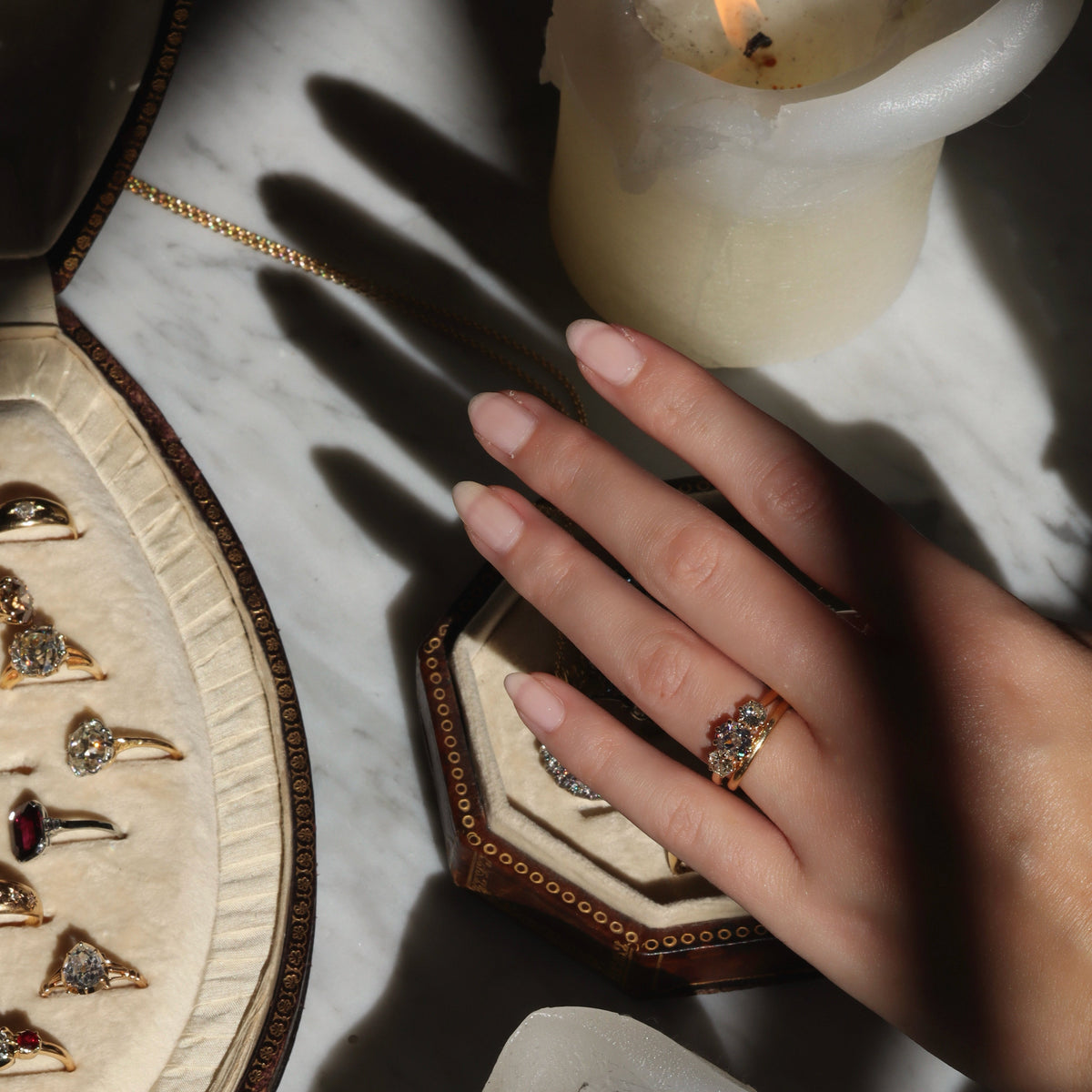 AB MADE diamond engagement ring