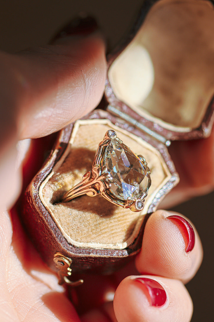 Solitaire Rose cut diamond Rings