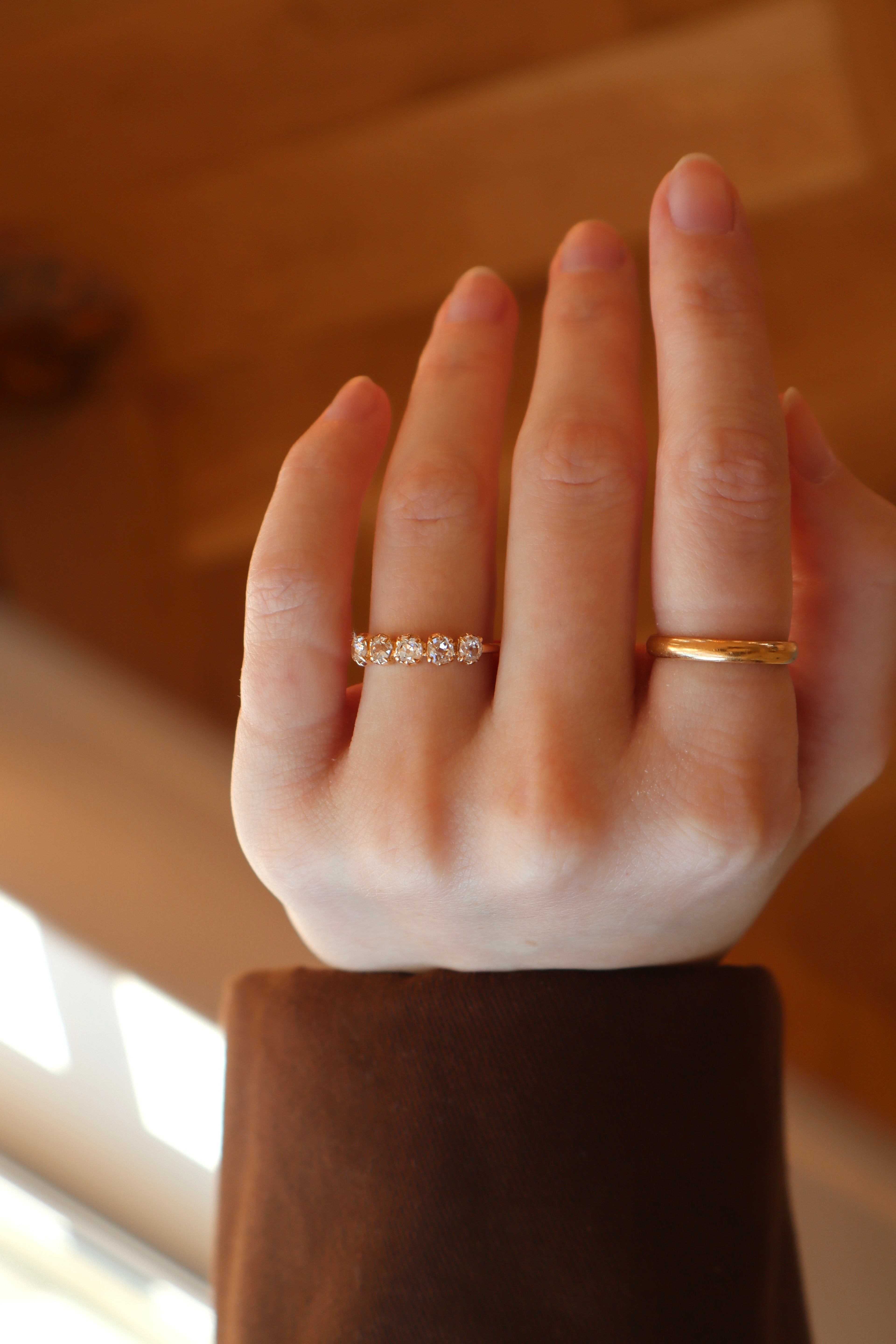 AB MADE diamond engagement ring