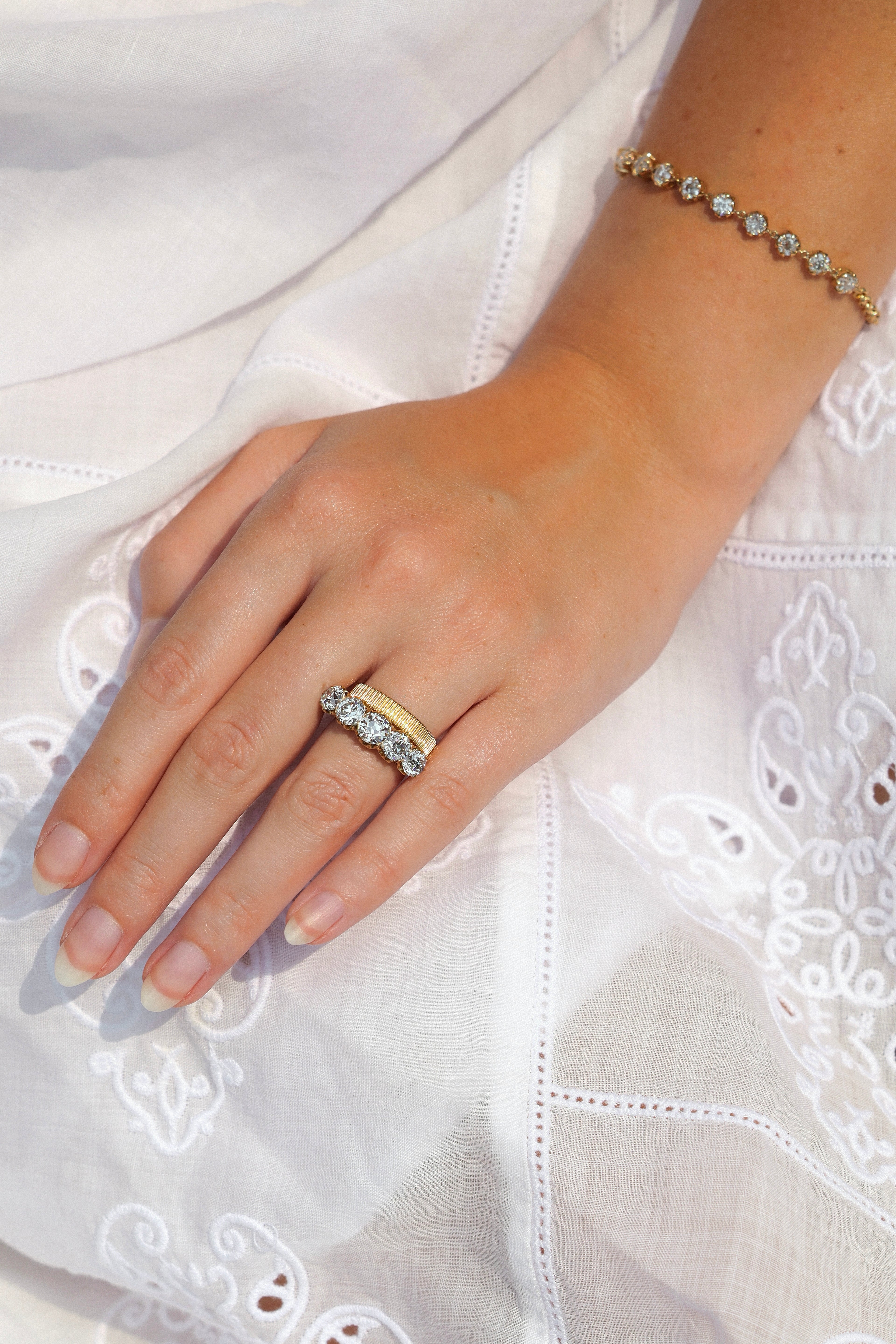 Old European cut diamond Bracelets