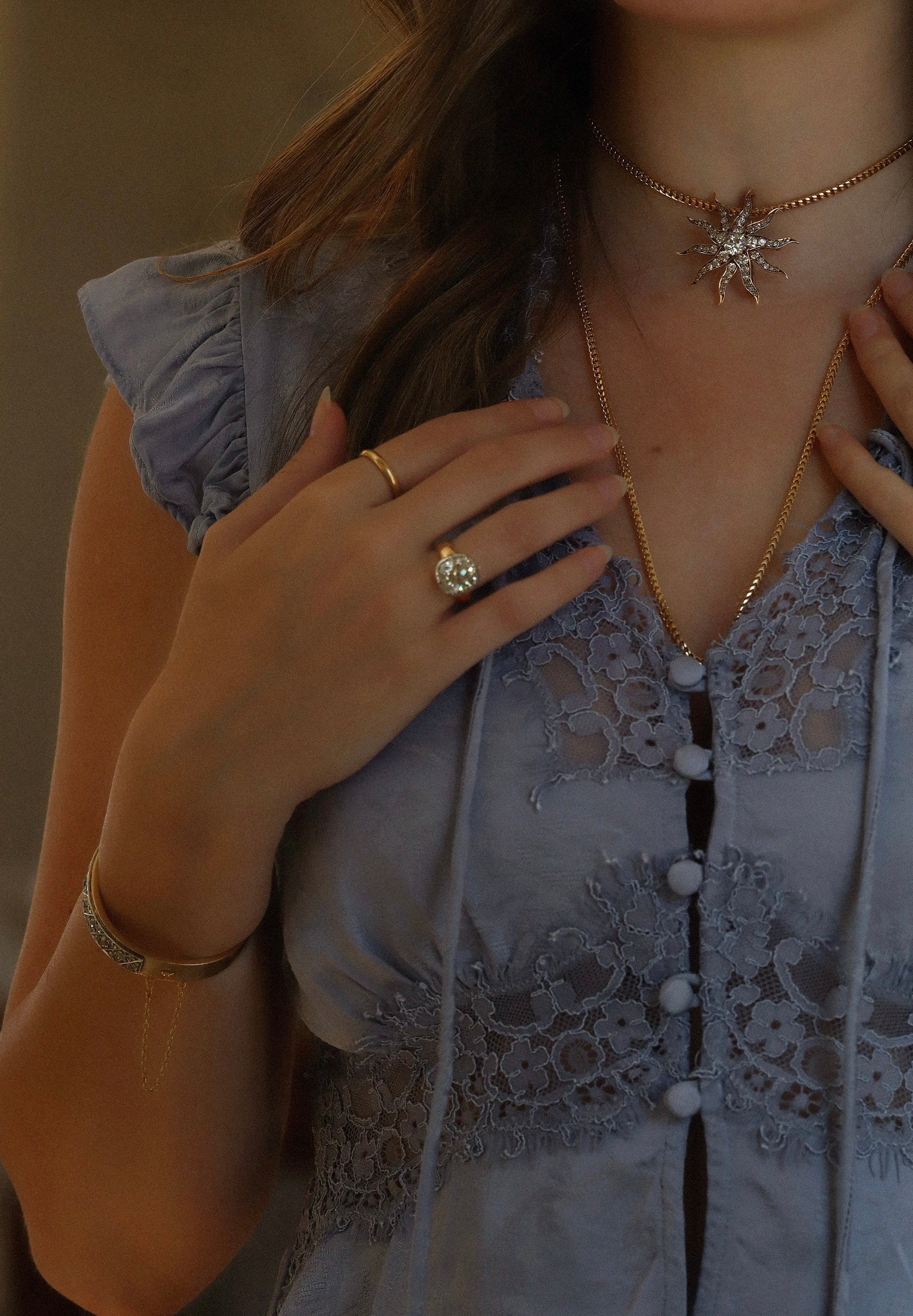 diamond Brooches & Lapel Pins