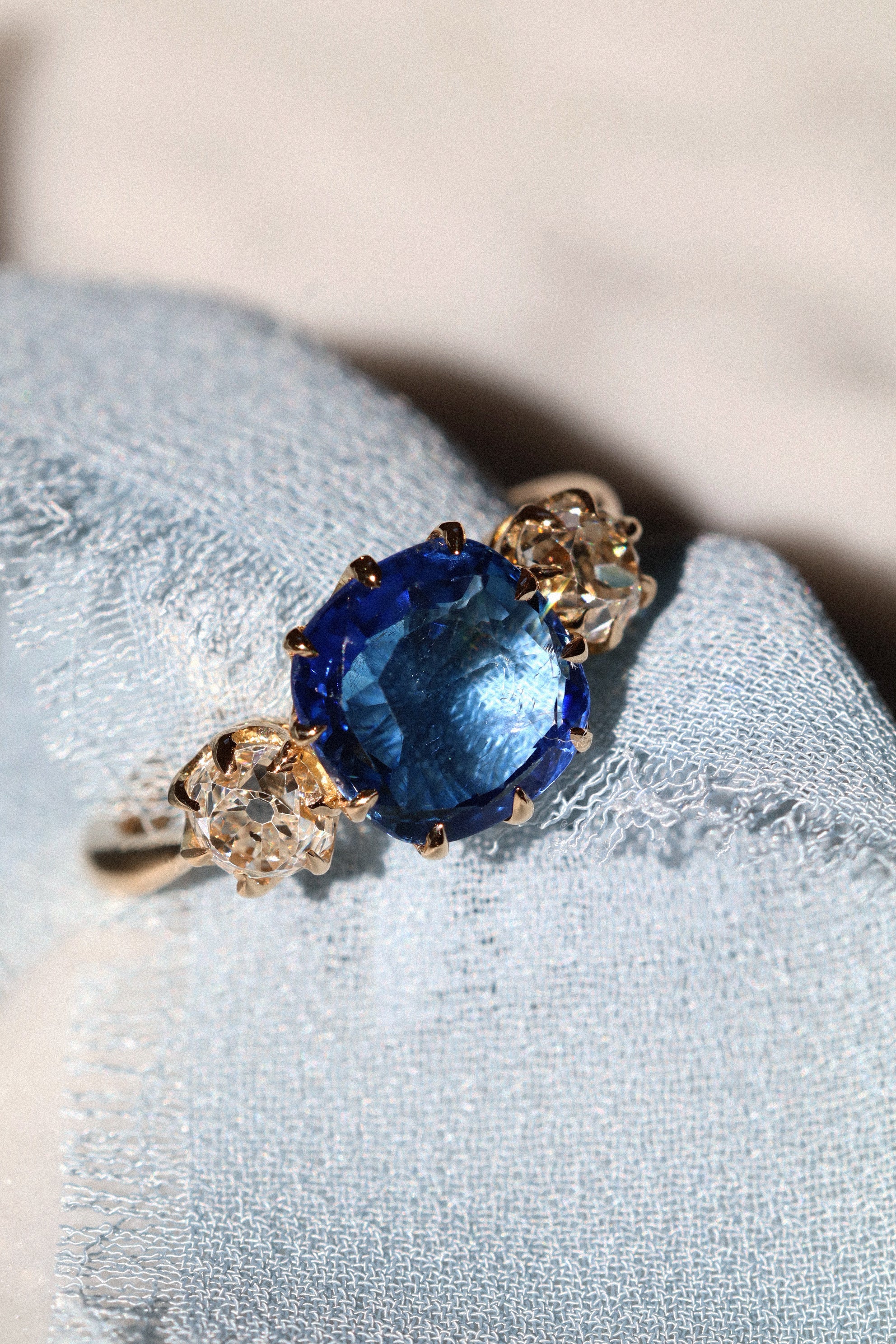 AB MADE diamond with gemstone