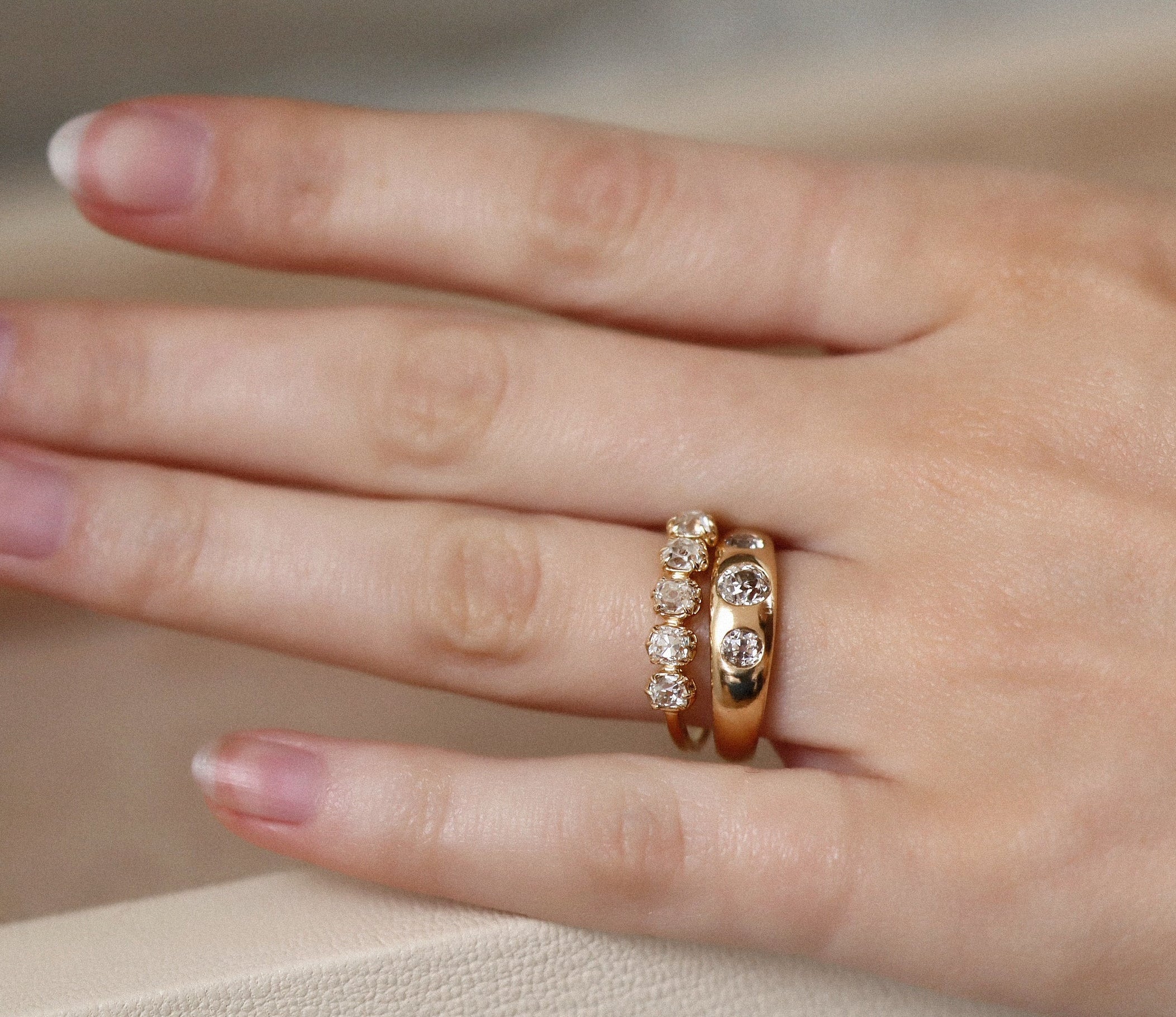 AB MADE diamond engagement ring