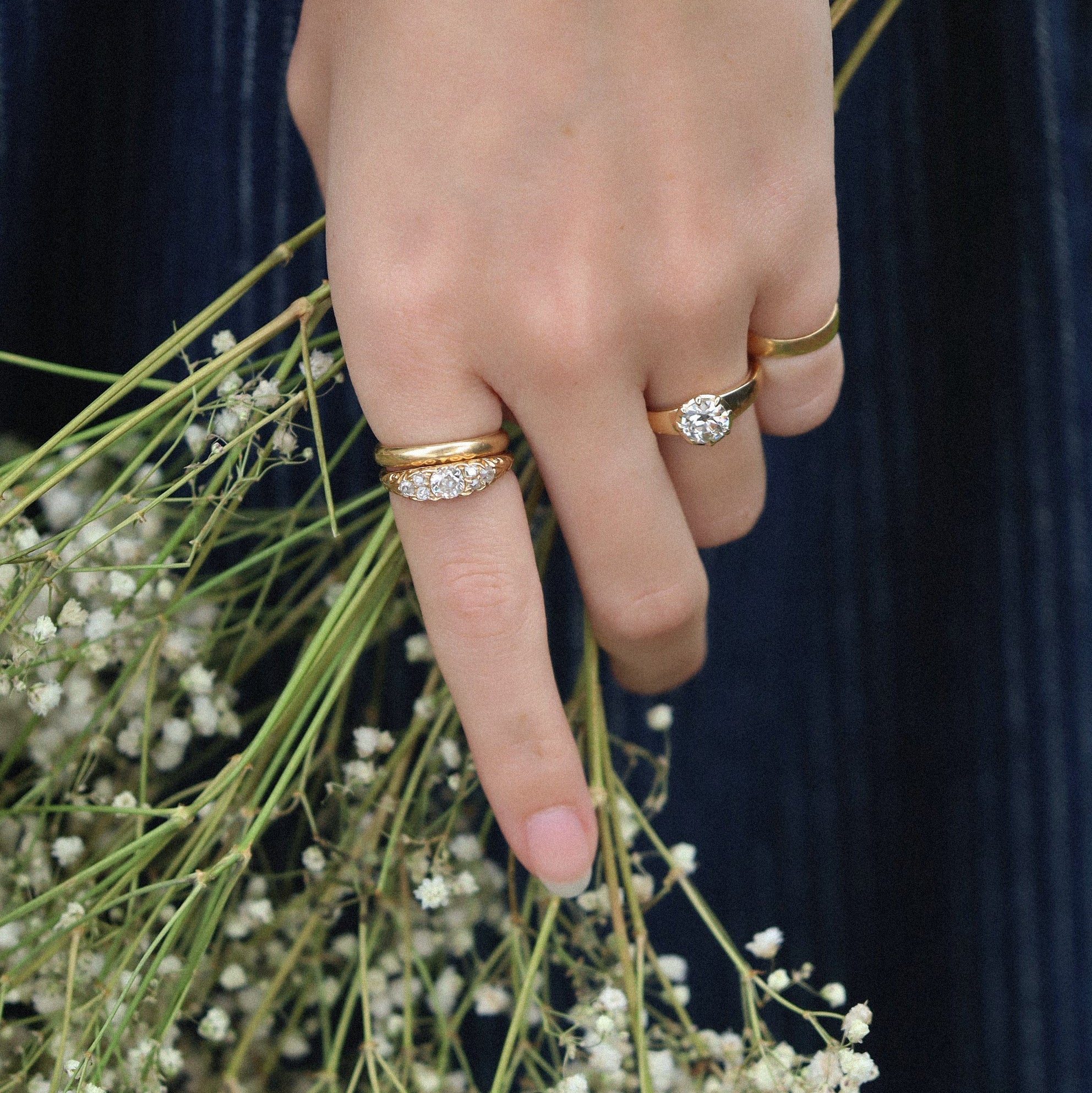 AB MADE diamond engagement ring