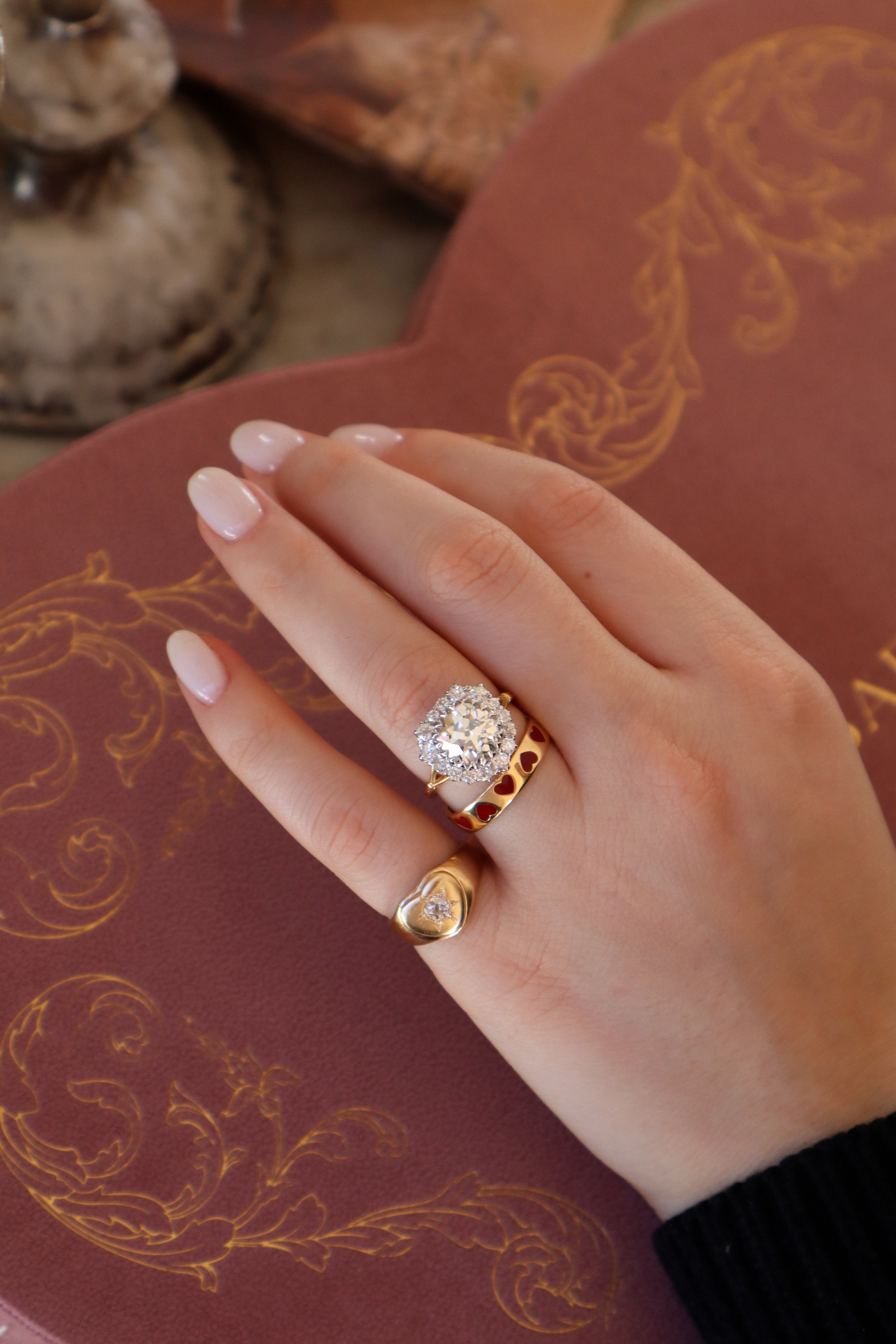 AB MADE diamond engagement ring