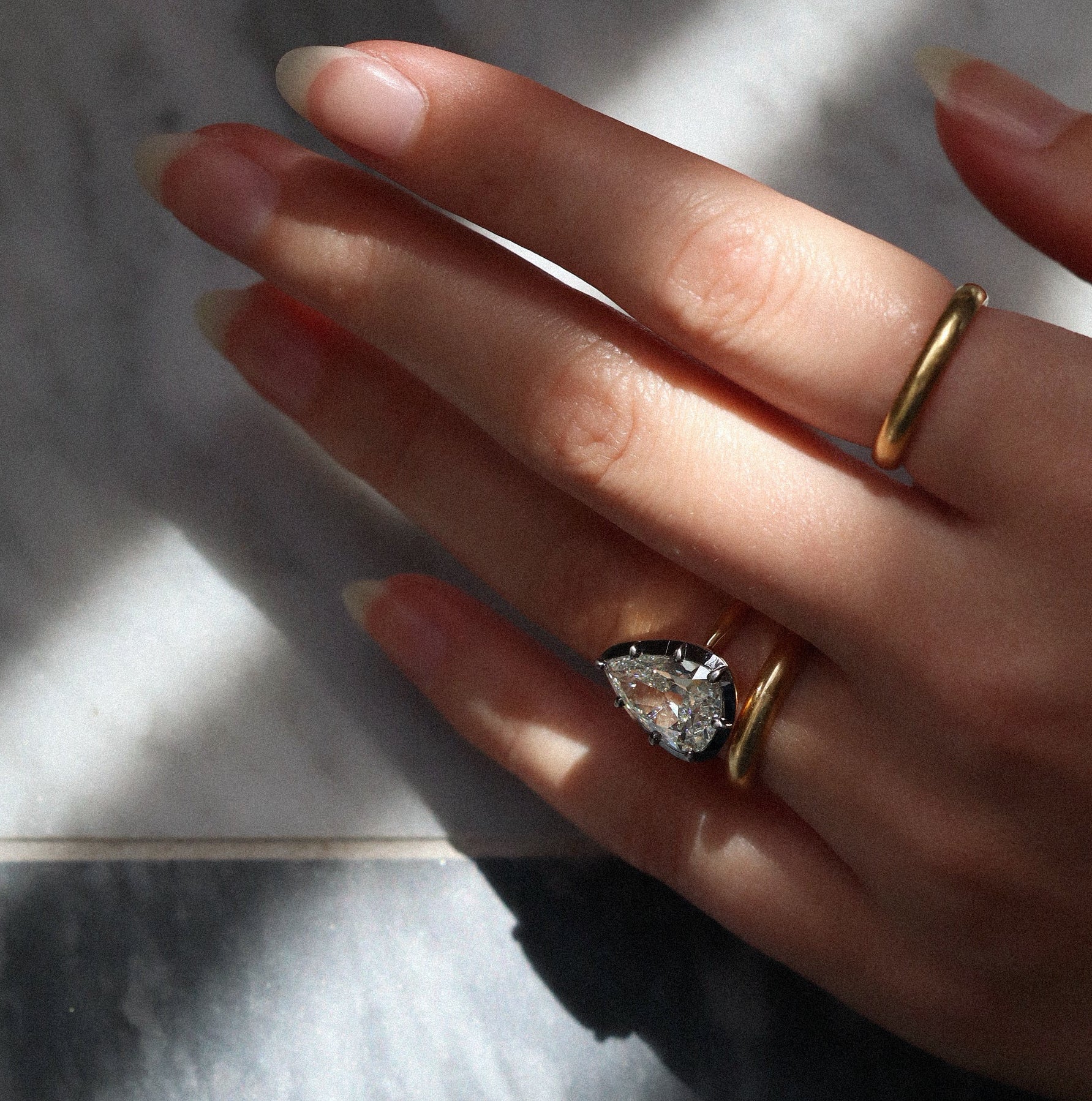 AB MADE diamond engagement ring