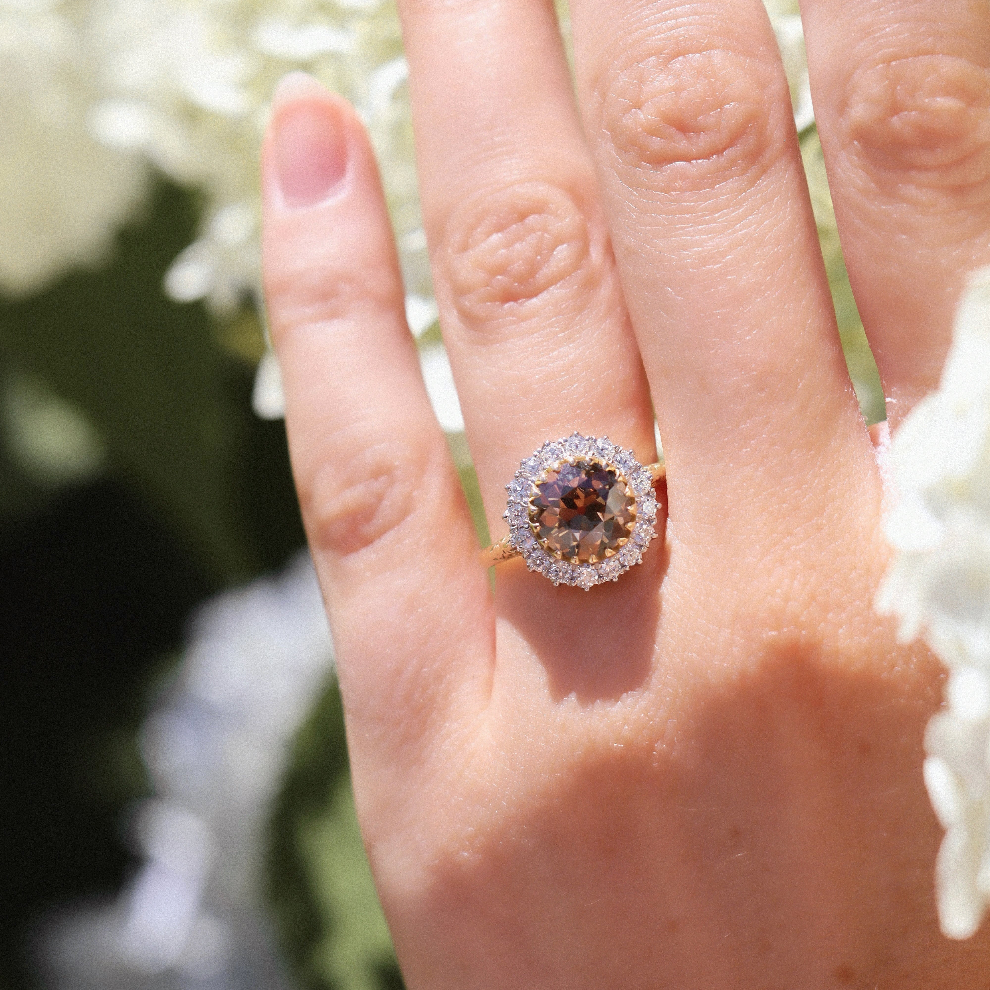 AB MADE diamond engagement ring