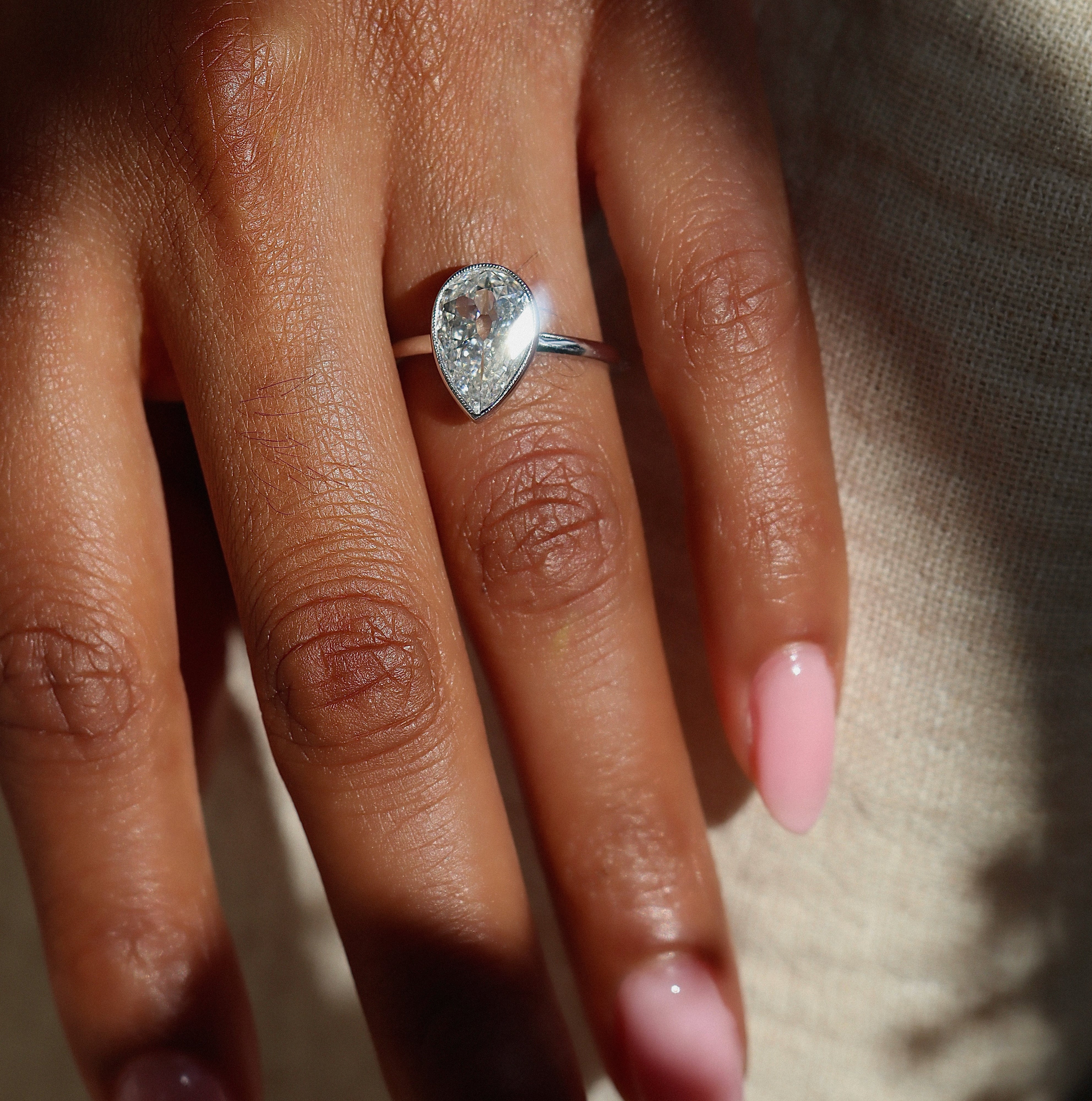 AB MADE diamond engagement ring