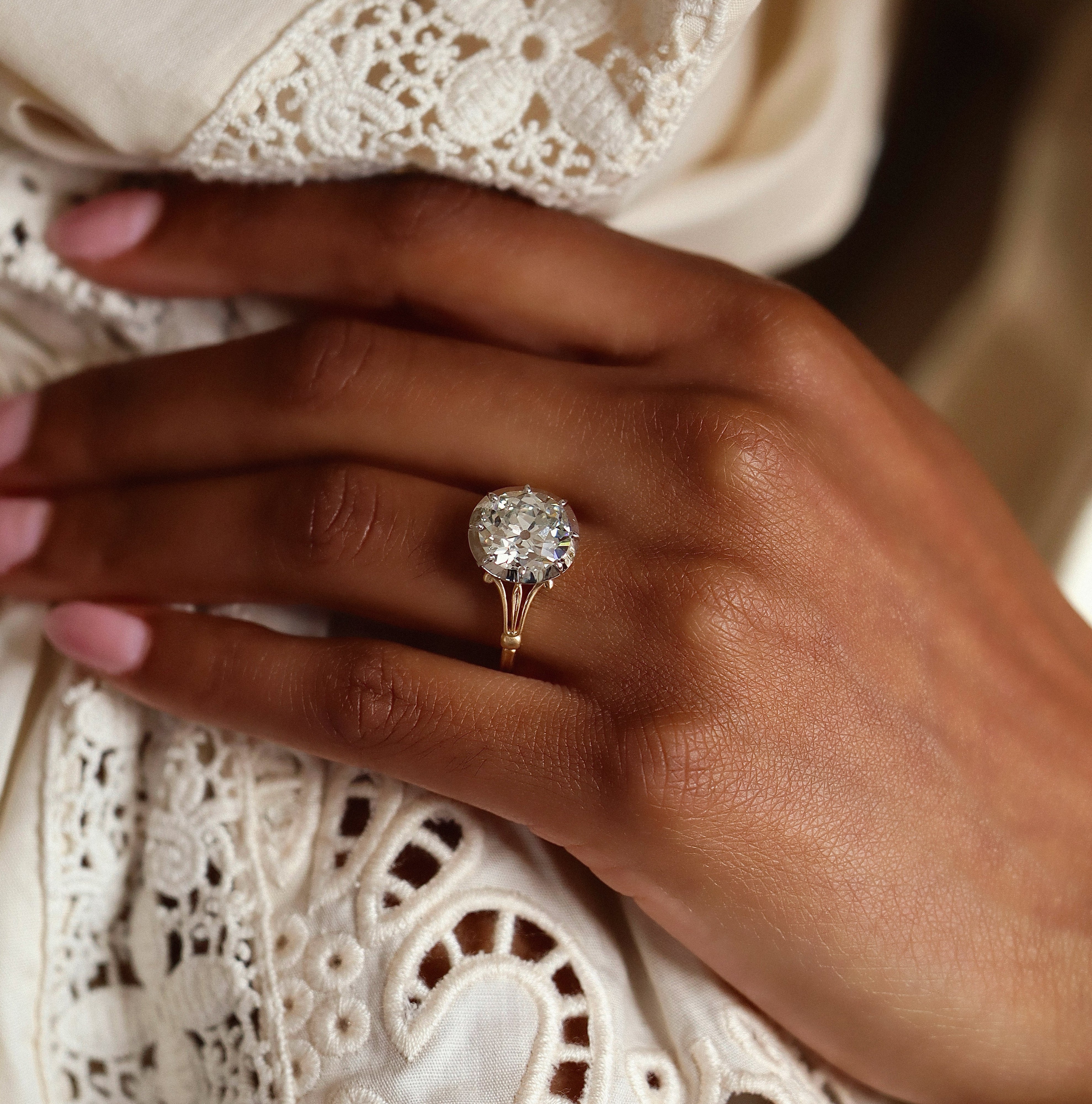 AB MADE diamond engagement ring