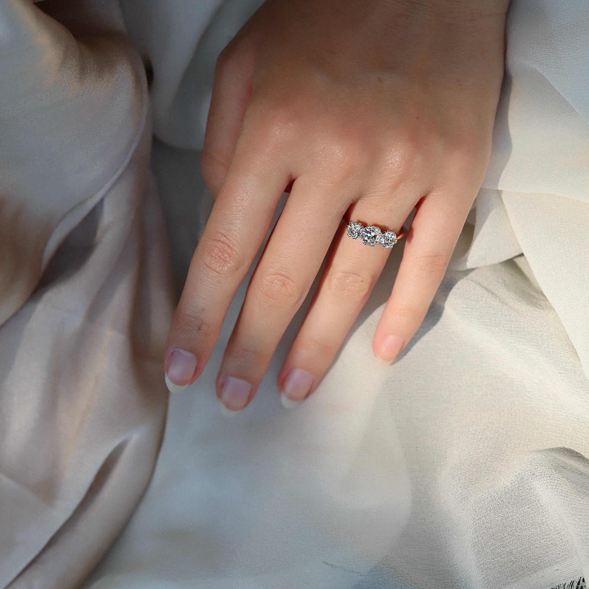 VINTAGE diamond engagement ring