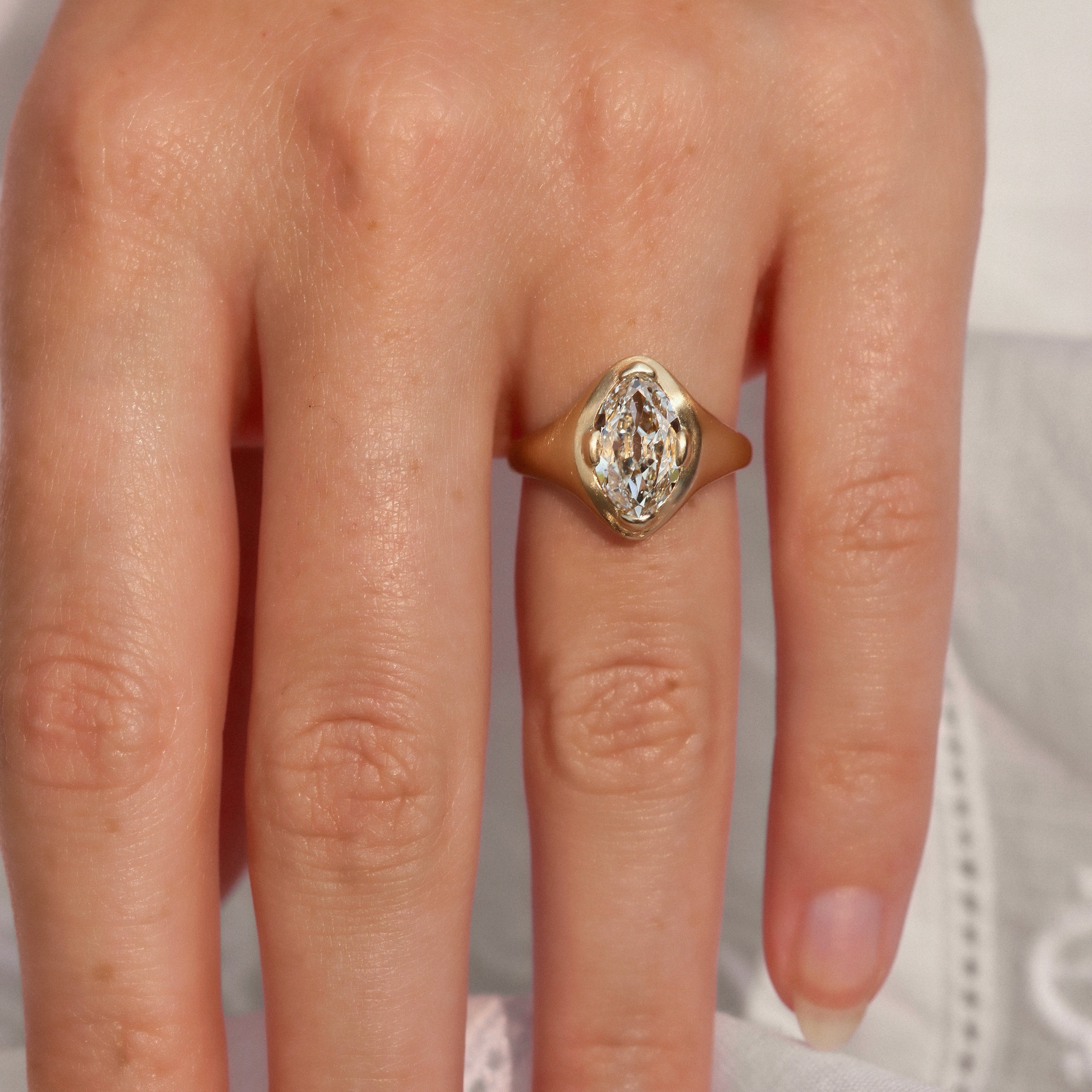 AB MADE diamond engagement ring