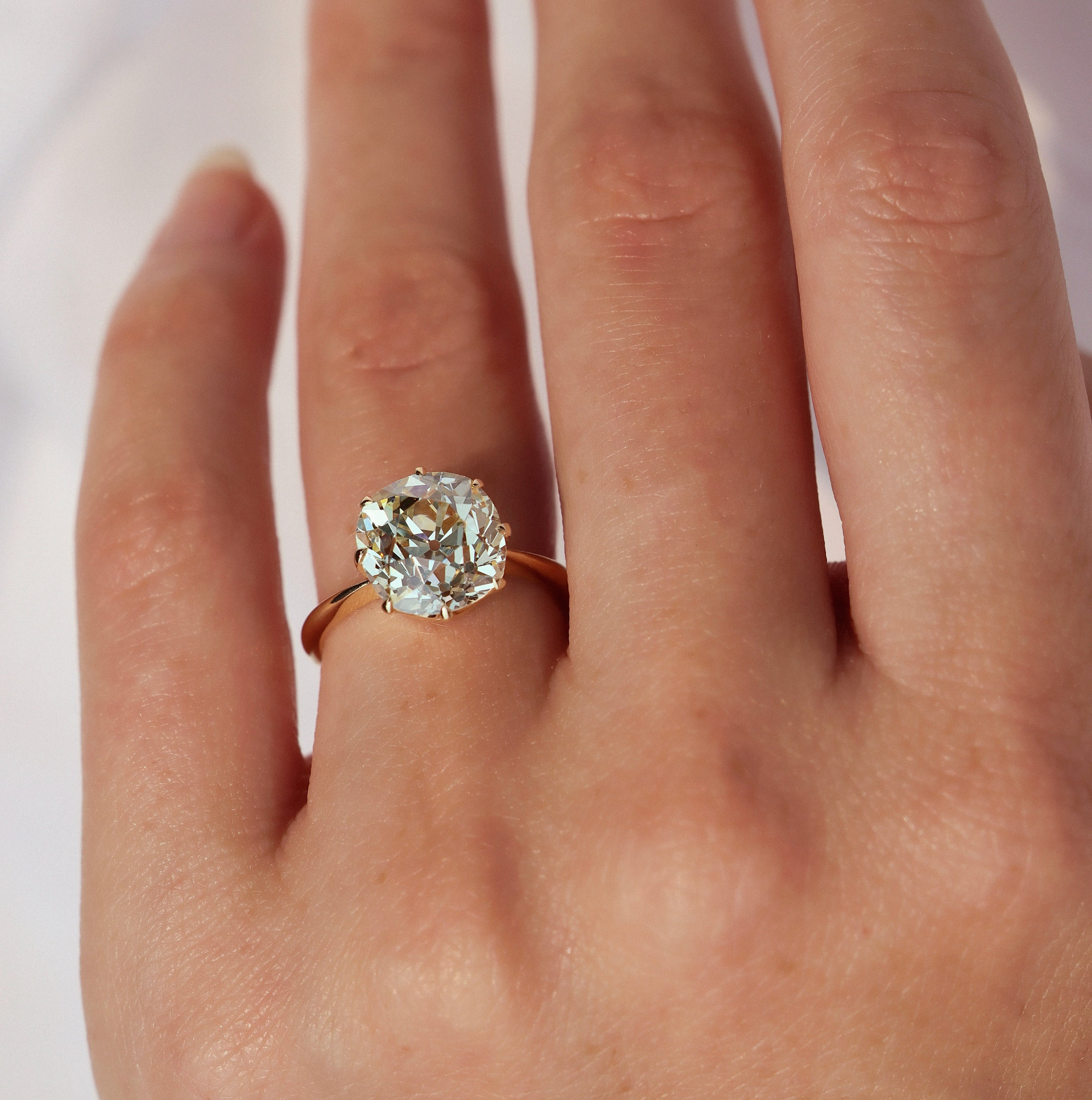 AB MADE diamond engagement ring