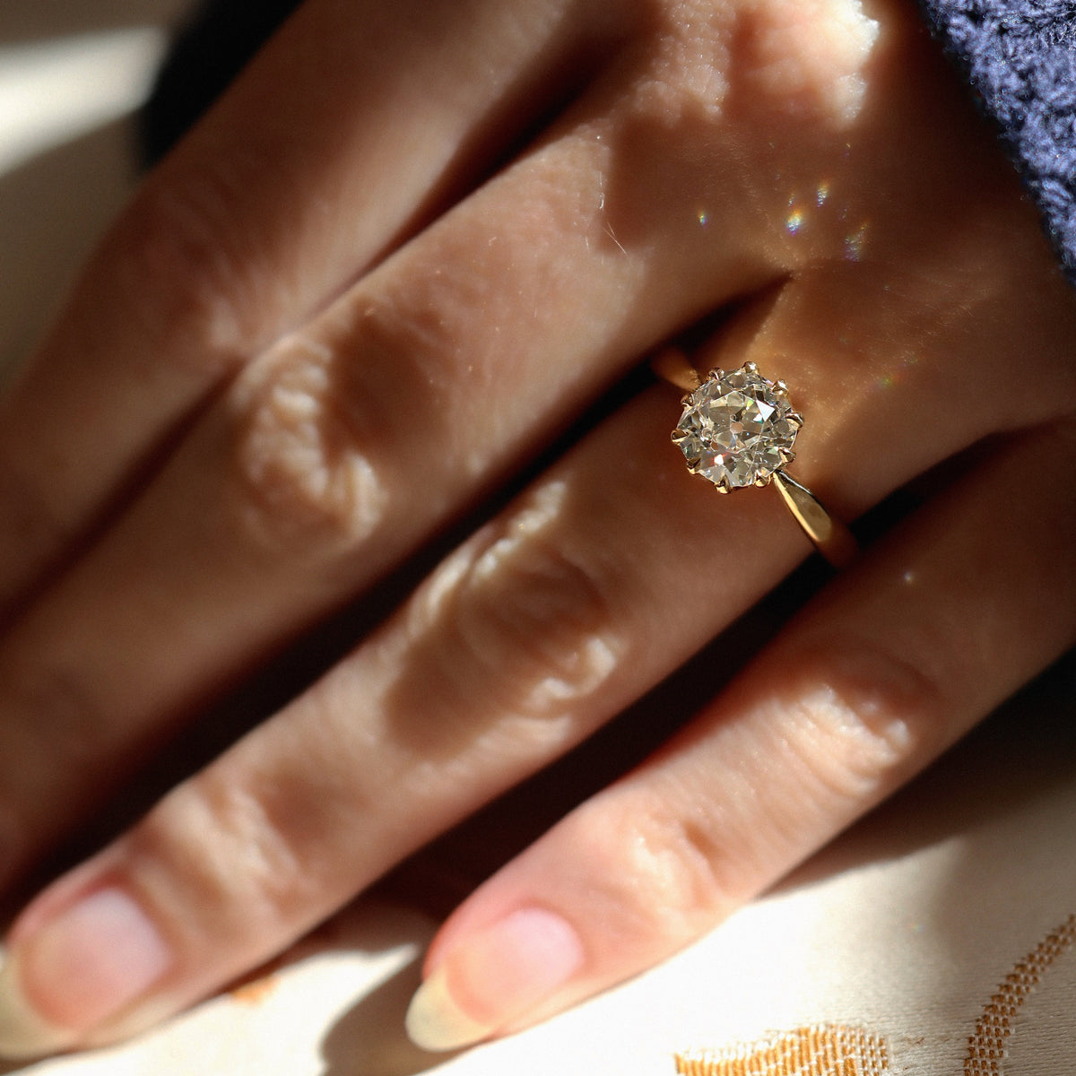 AB MADE diamond engagement ring