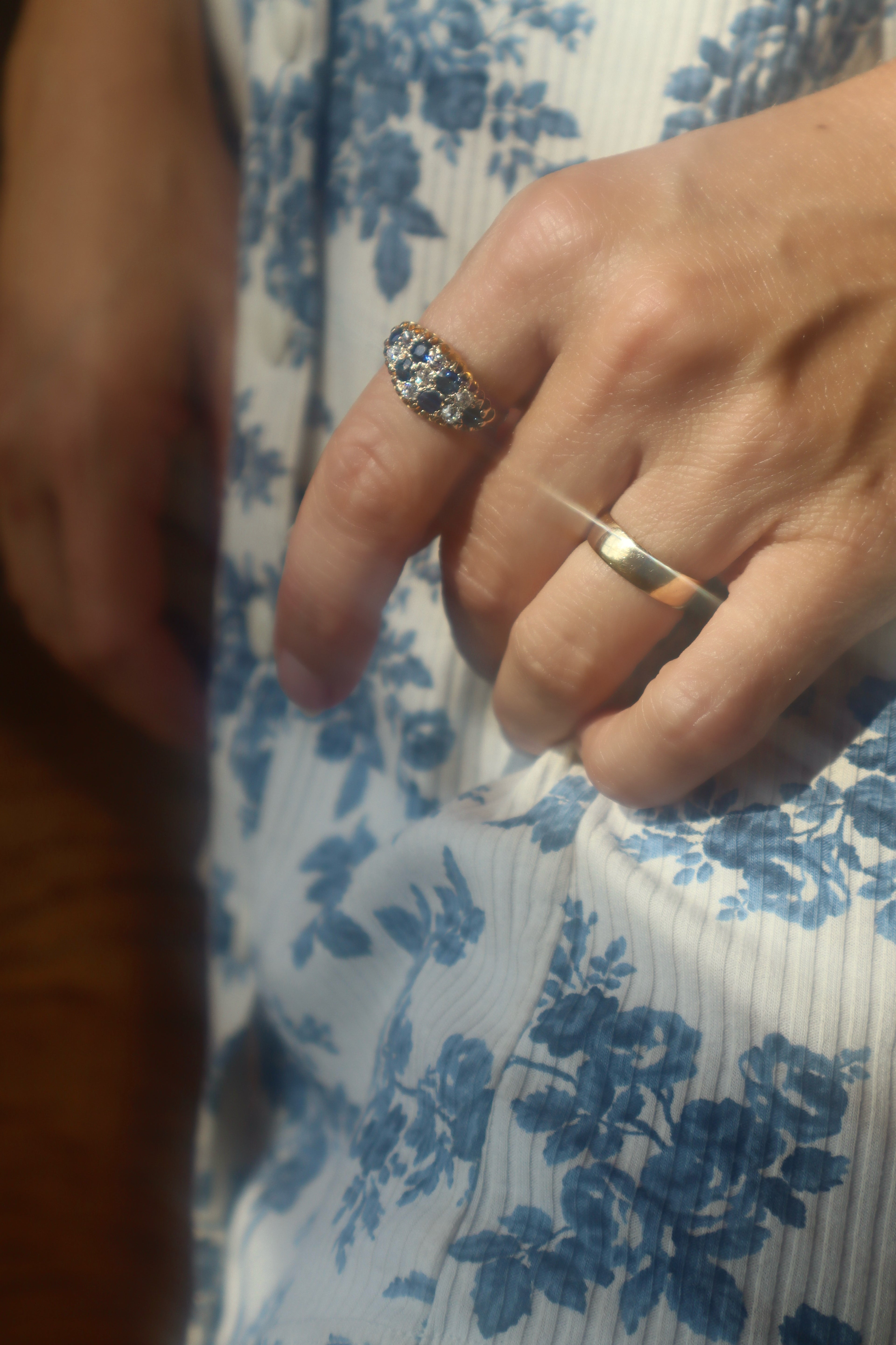 Solitaire Old Mine cut diamond Rings