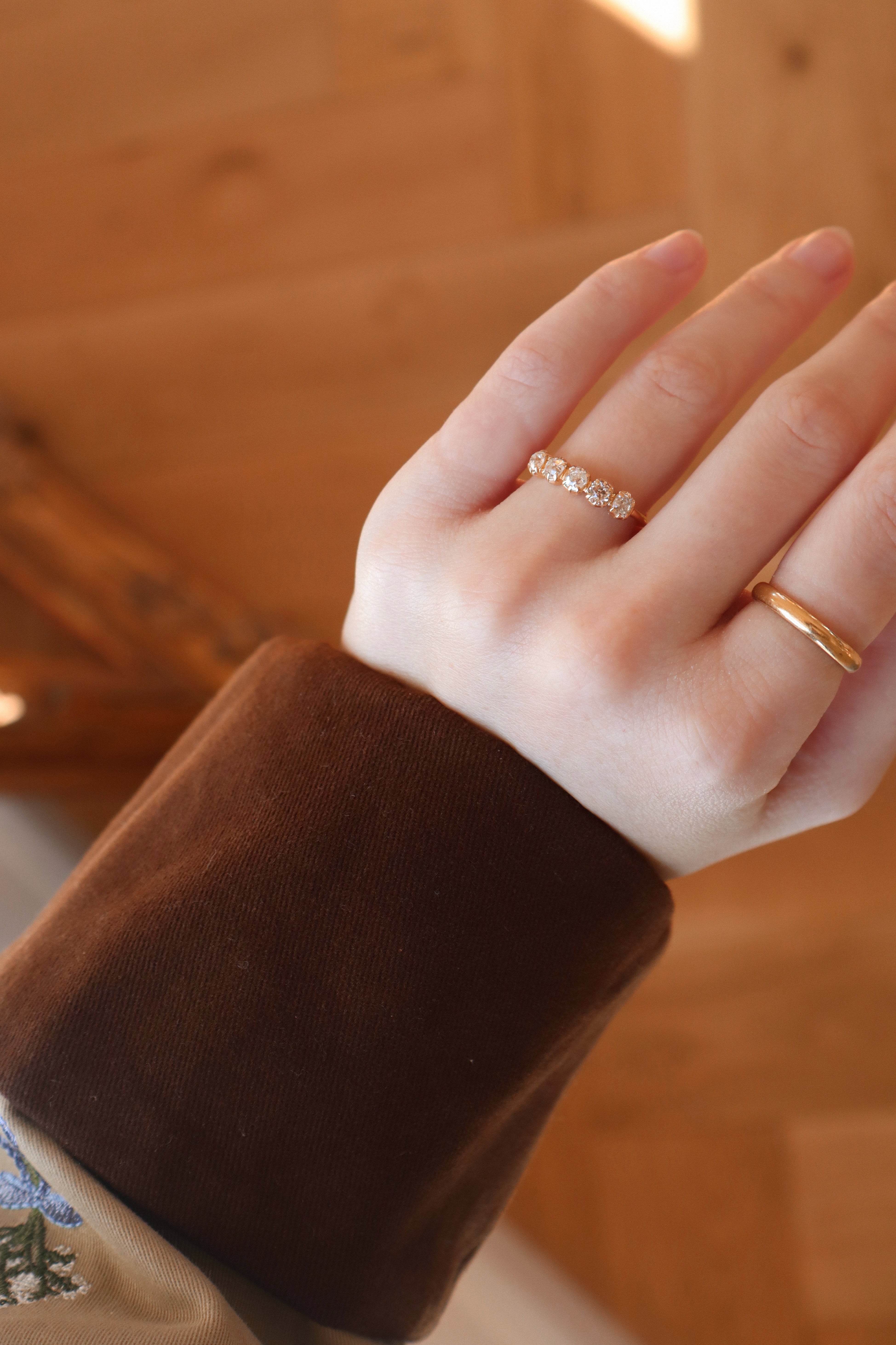 AB MADE diamond engagement ring