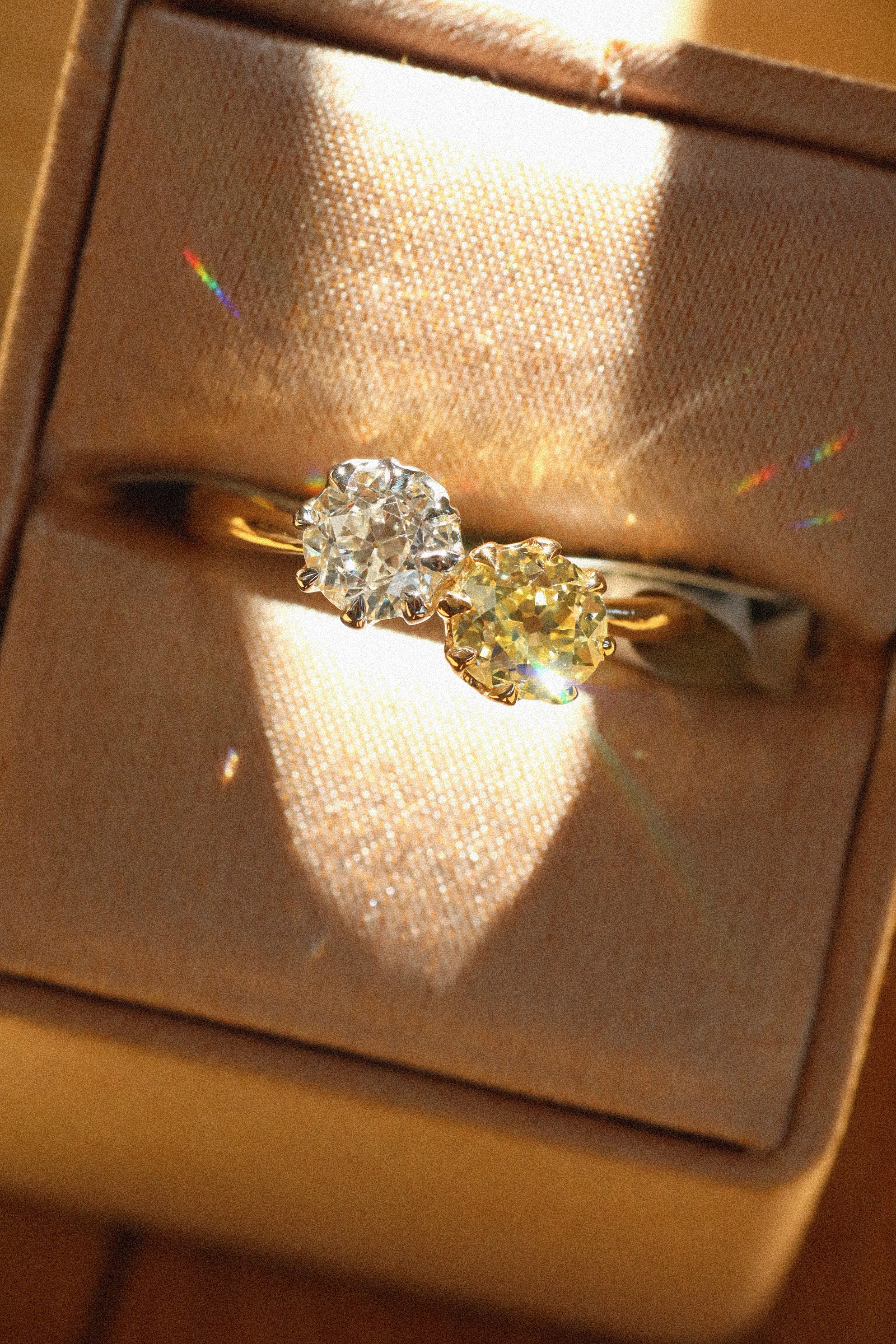 AB MADE diamond engagement ring