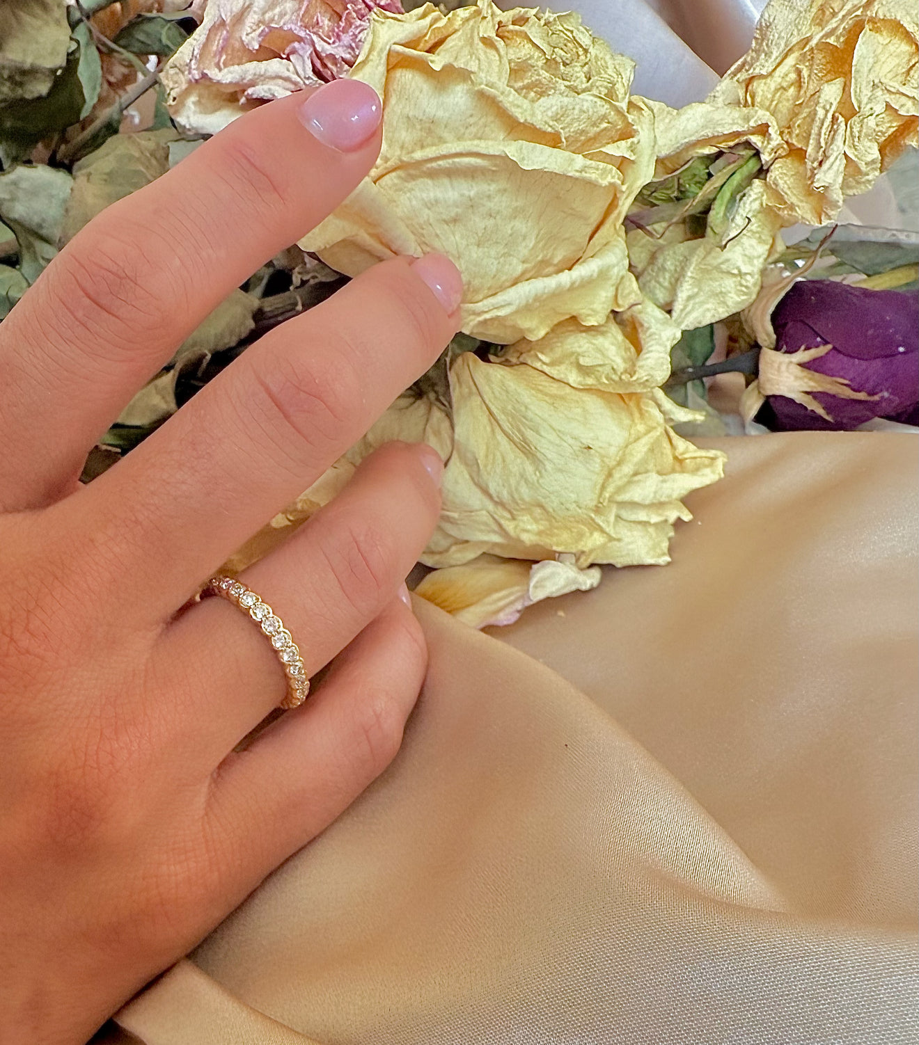 Eternity Old European cut diamond Rings