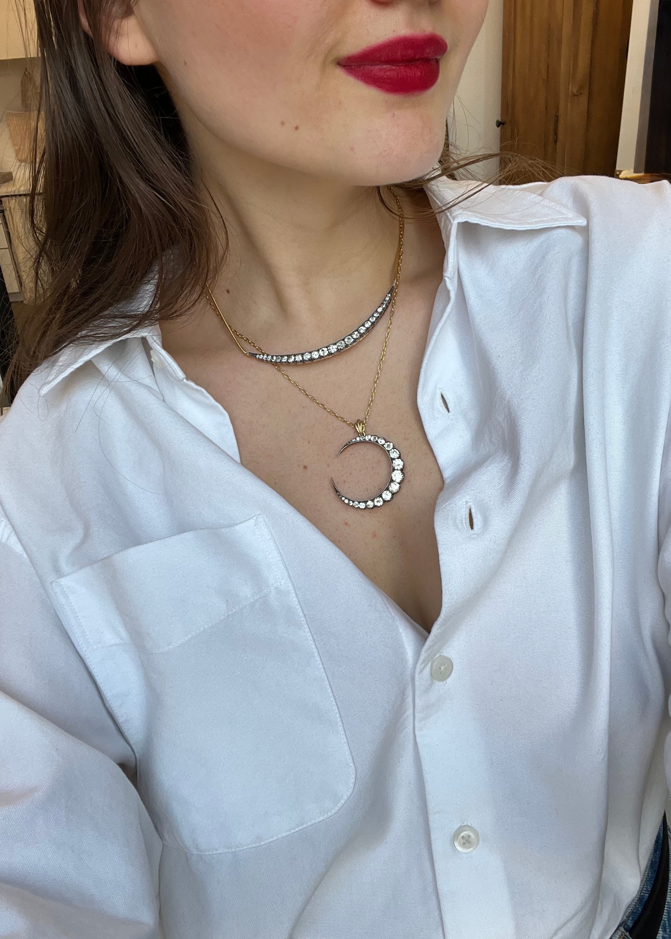 Old European cut diamond Charms & Pendants