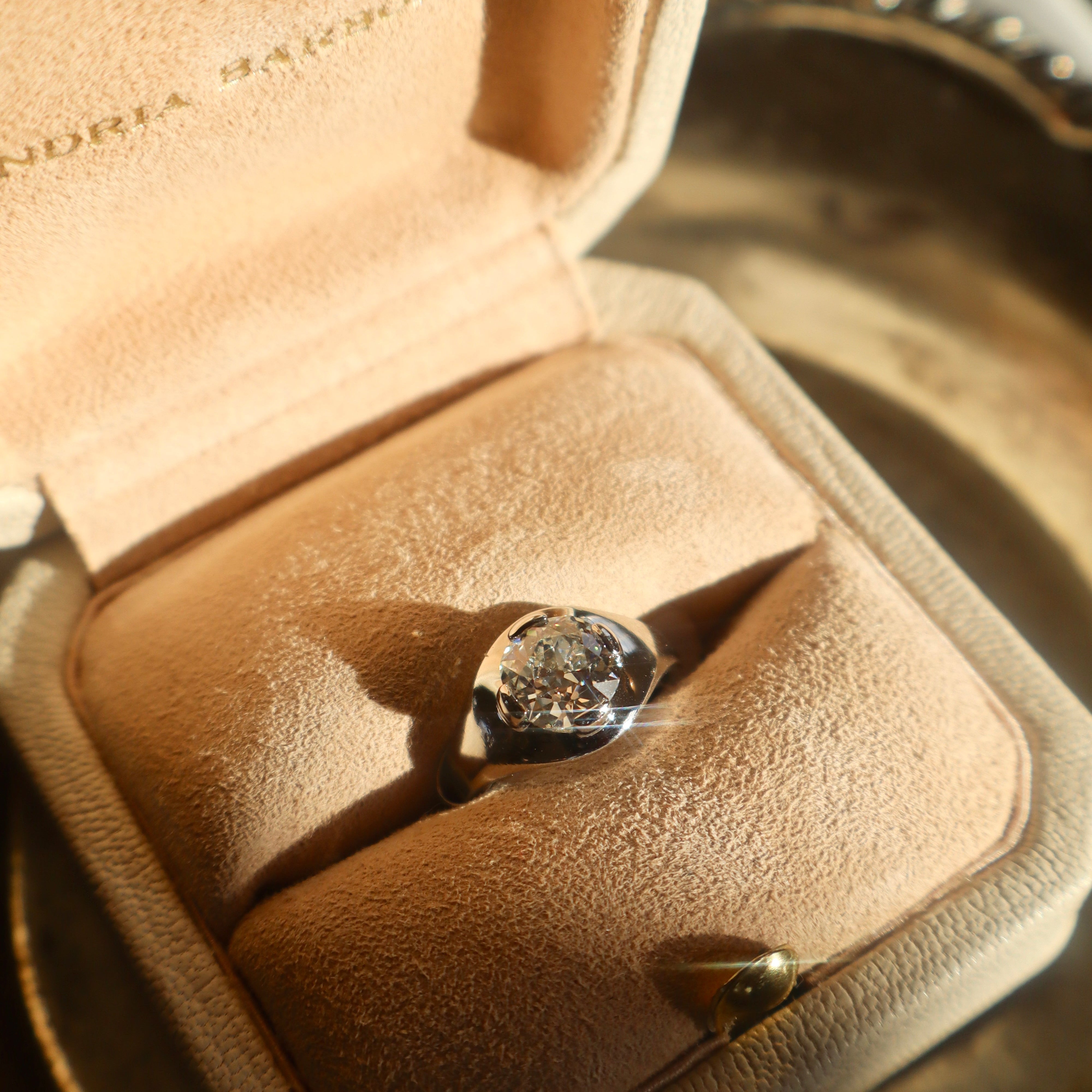 AB MADE diamond engagement ring