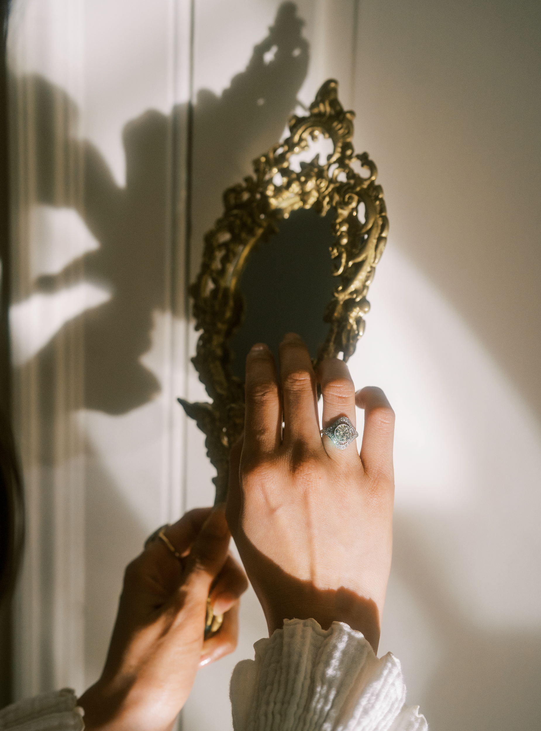 ANTIQUE diamond engagement ring