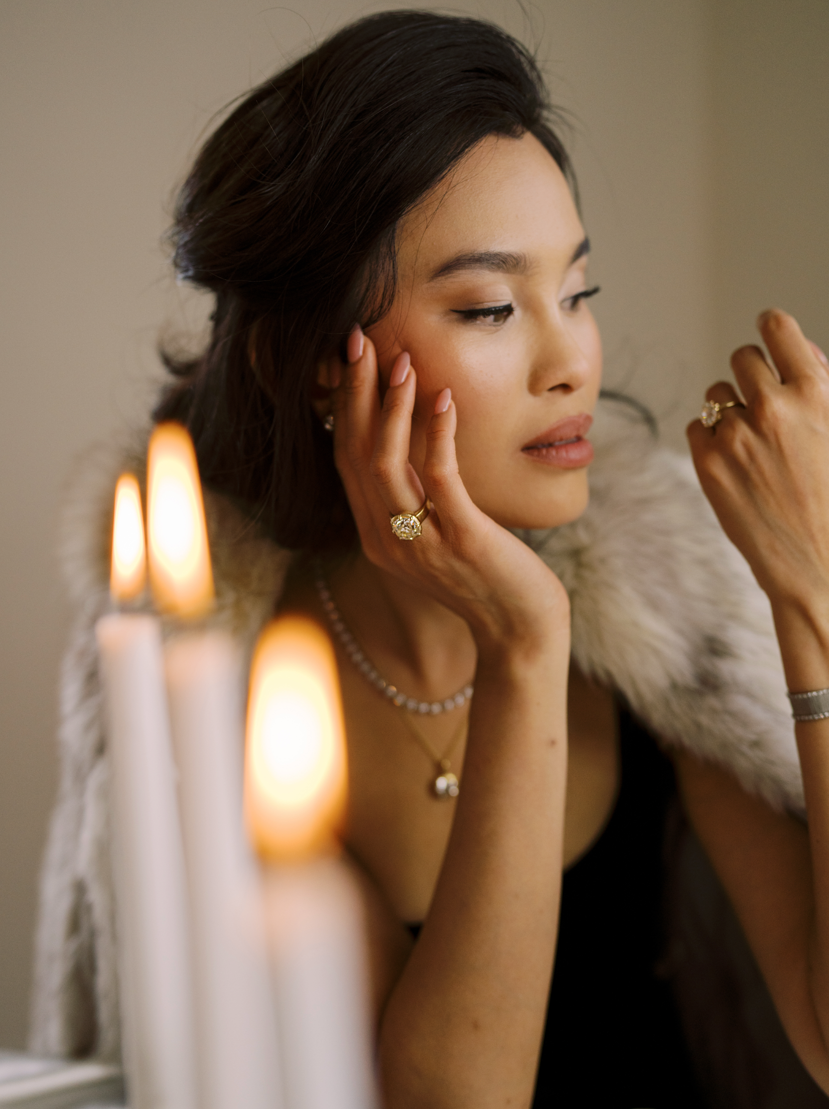 Old Mine cut diamond Rings