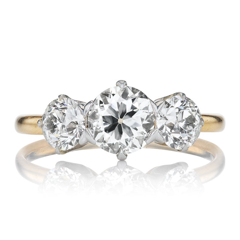 Vintage Tiffany Three Stone Engagement Ring