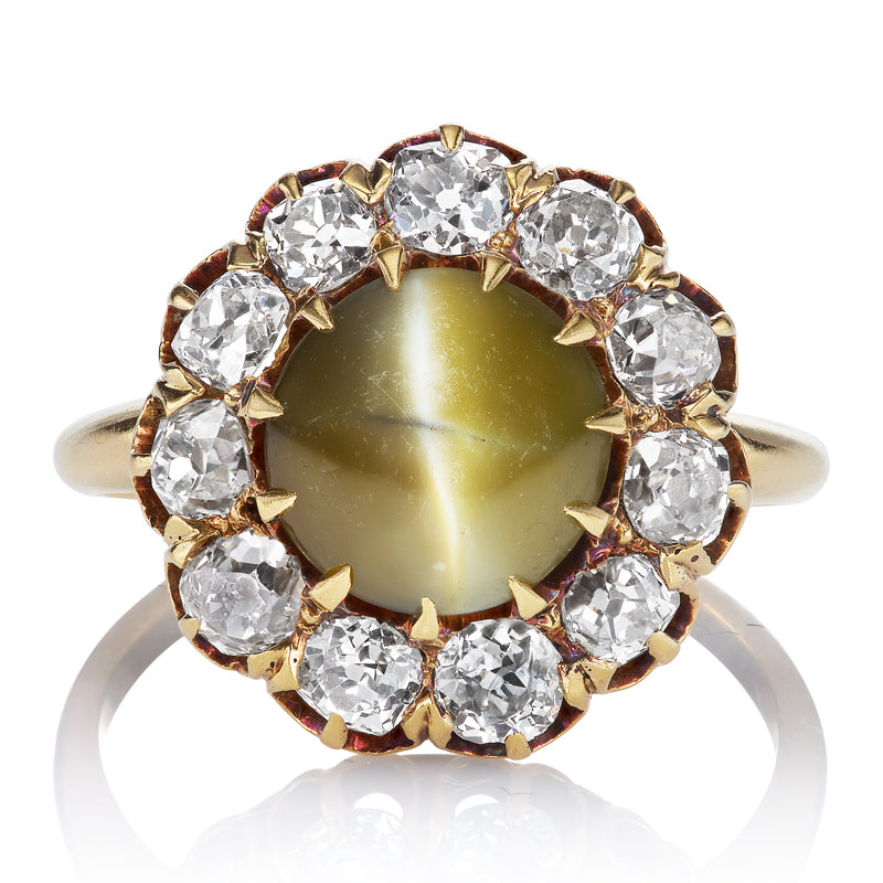 Cats eye diamond ring Clearance