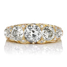 Five Stone Antique Diamond Half Hoop