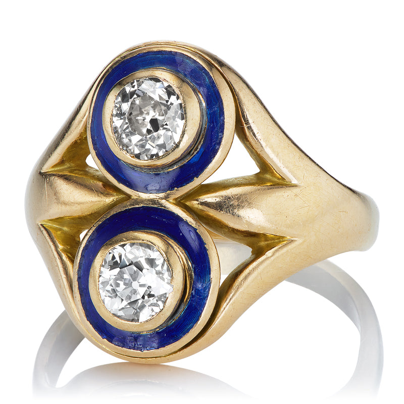 Toi et Moi Ring diamond engagement ring