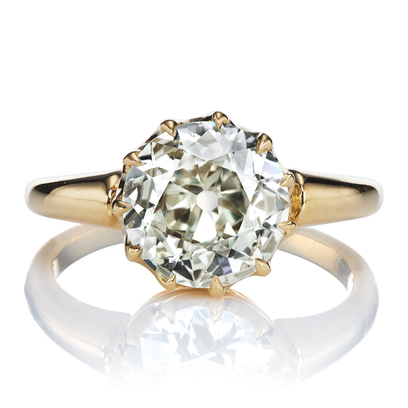 2.23ct Transitional Cut Diamond Engagement Ring