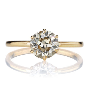 Solitaire 1.33ct Transitional Cut Diamond Engagement Ring