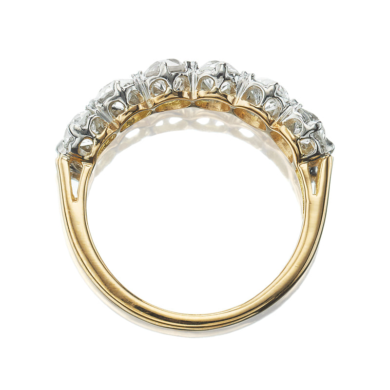 diamond half hoop diamond