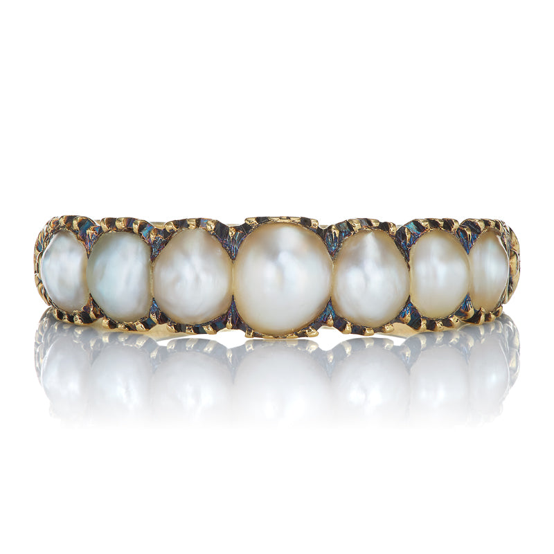 Antique Seven Pearl Band