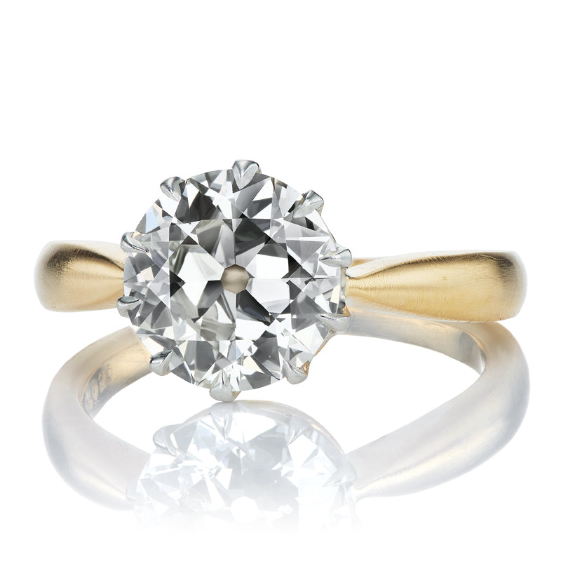 1.97ct Transitional Cut Diamond diamond engagement ring