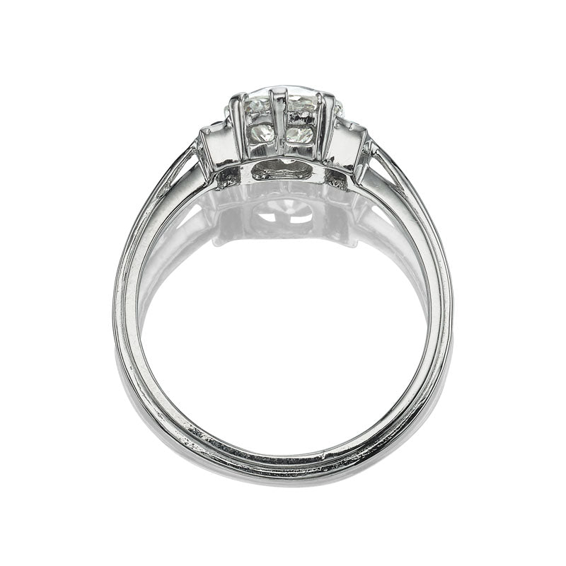 1-2 Carats gemstones  vintage engagement ring