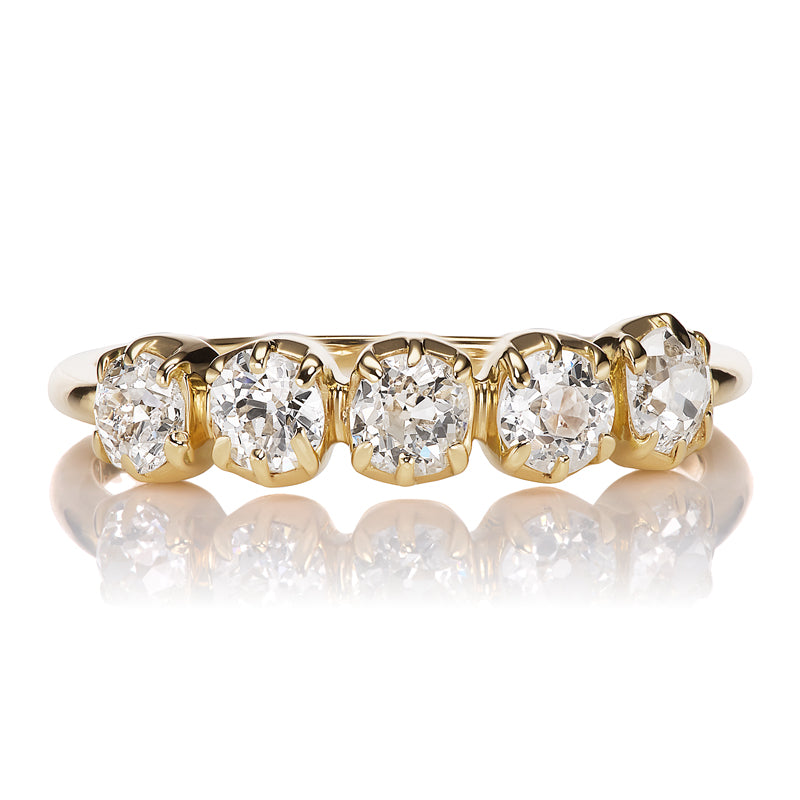 Five OMC Diamond Collet Set Band