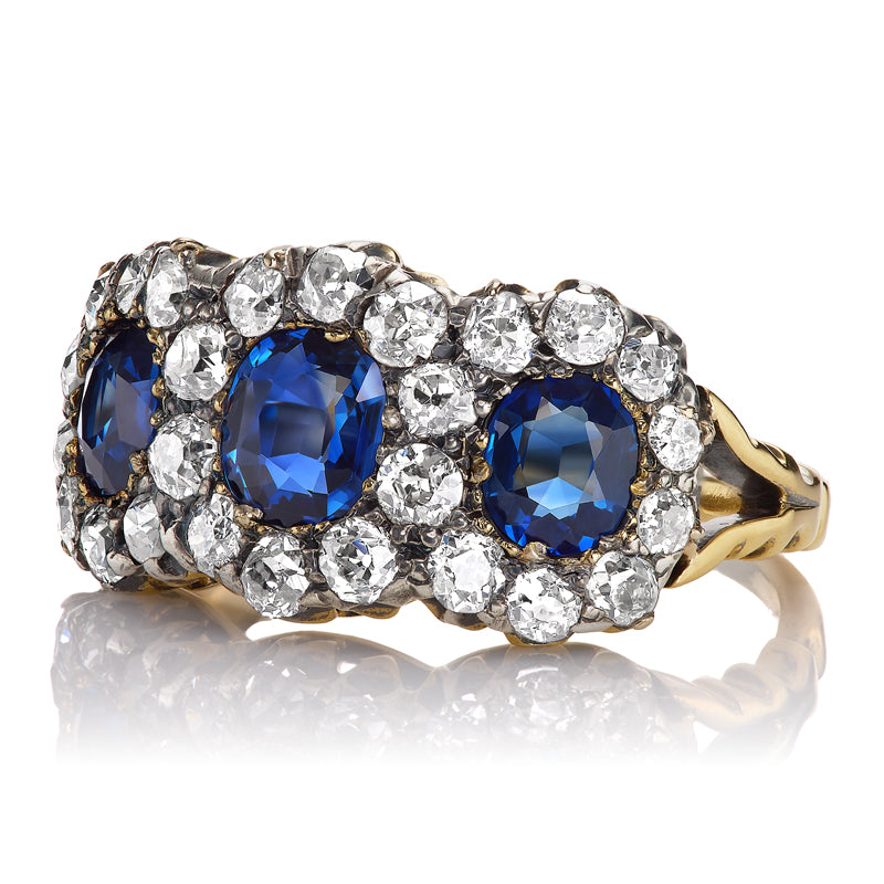 1-2 Carats gemstones  vintage engagement ring
