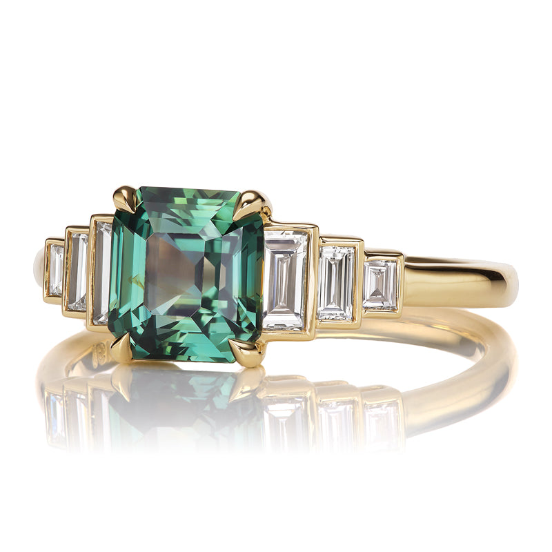 1-2 Carats gemstones  vintage engagement ring