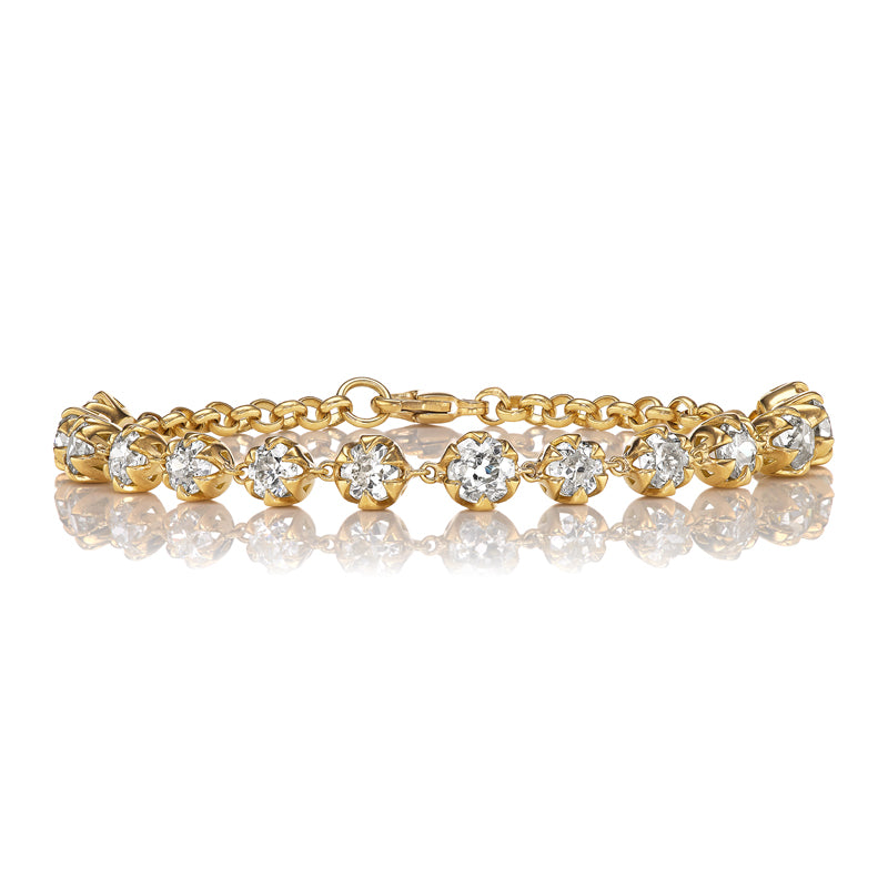 Old European Cut Diamond Bracelet