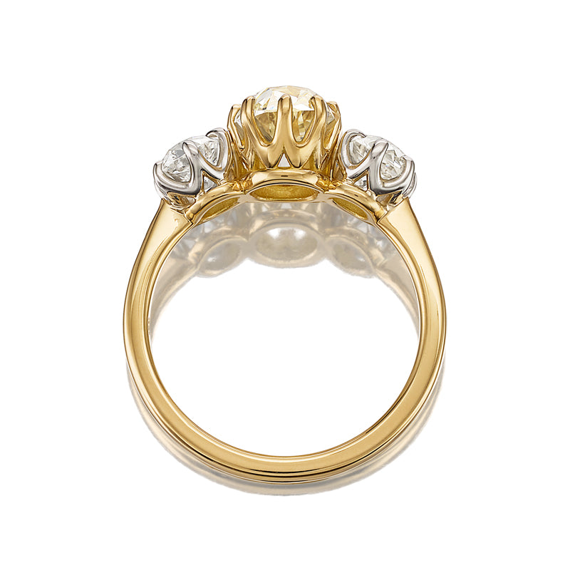 M-Z color VVS clarity diamond Engagement Rings