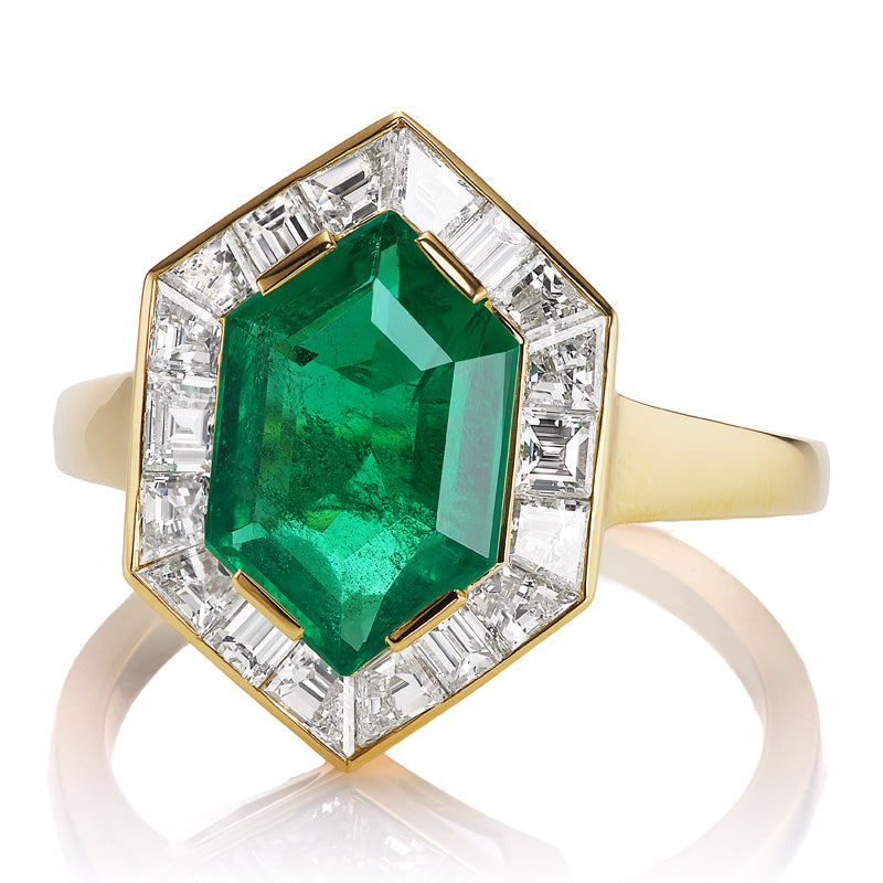 1-2 Carats gemstones  vintage engagement ring
