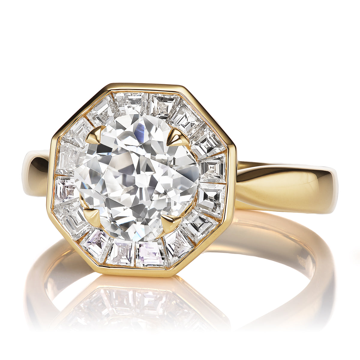 2-3 Carats vintage engagement ring
