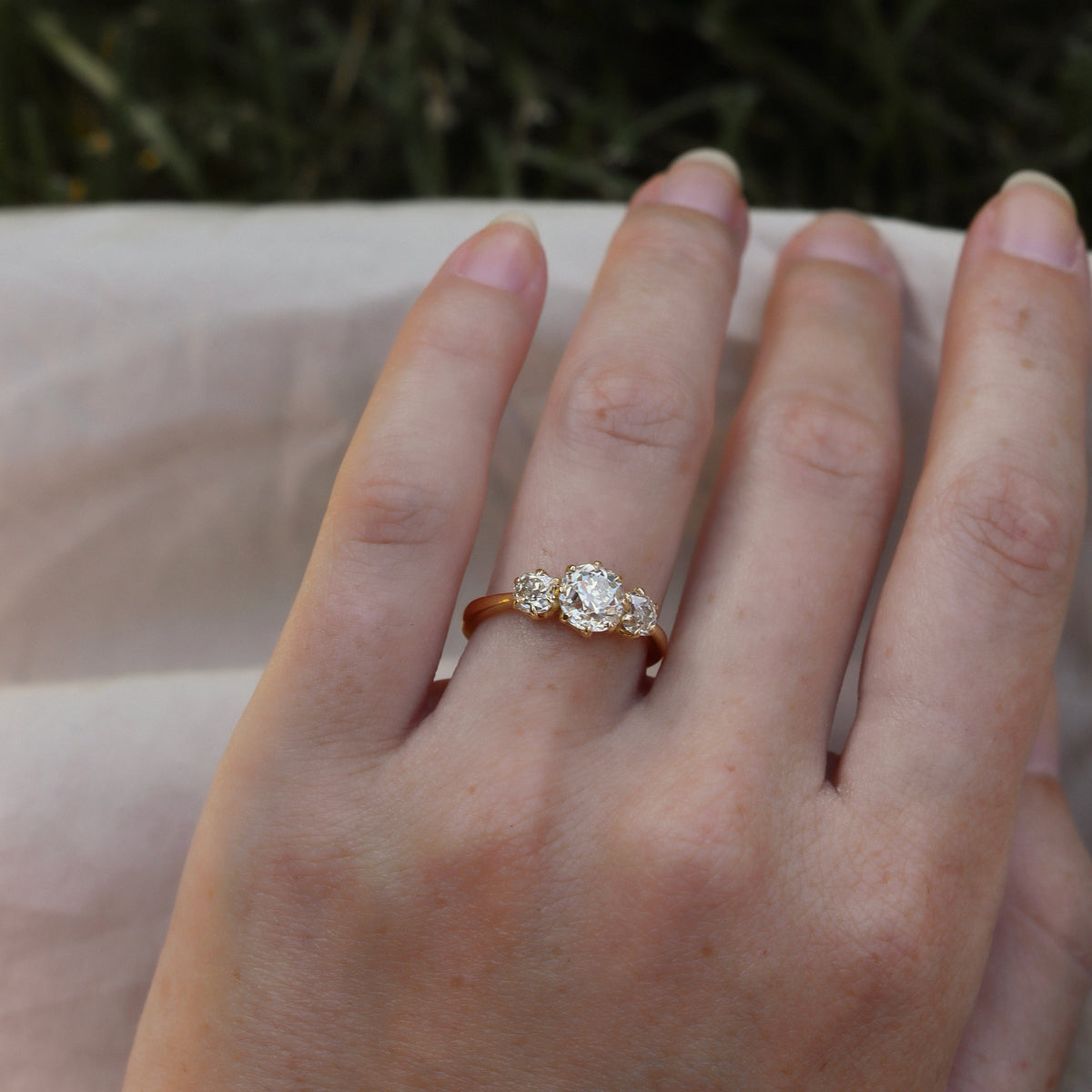 AB MADE diamond engagement ring