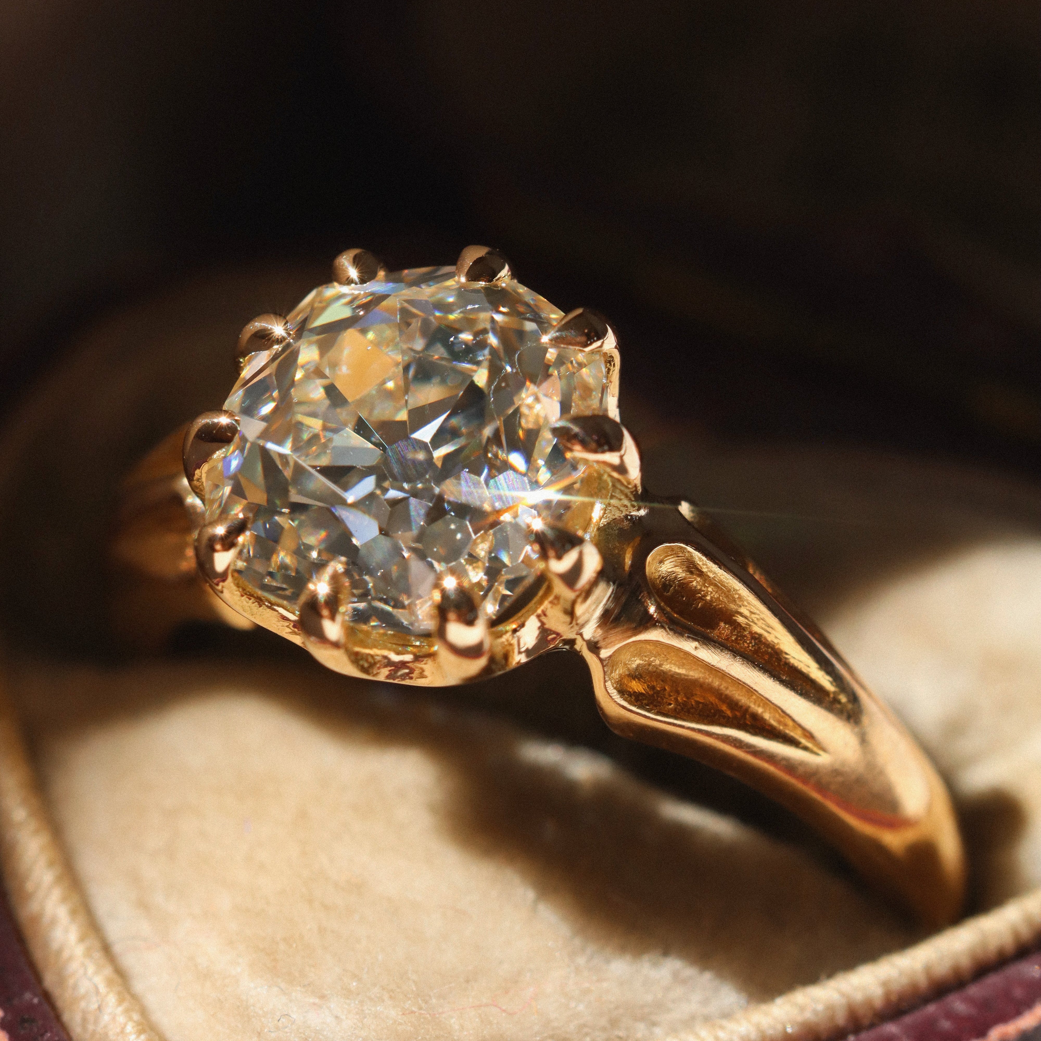 AB MADE diamond engagement ring