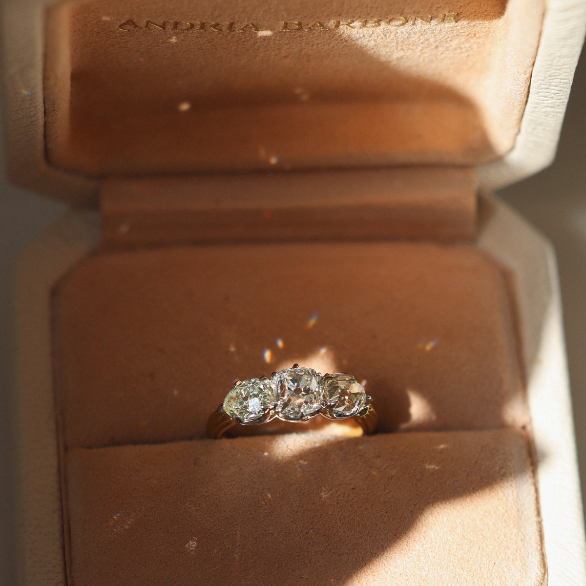 ANTIQUE diamond engagement ring