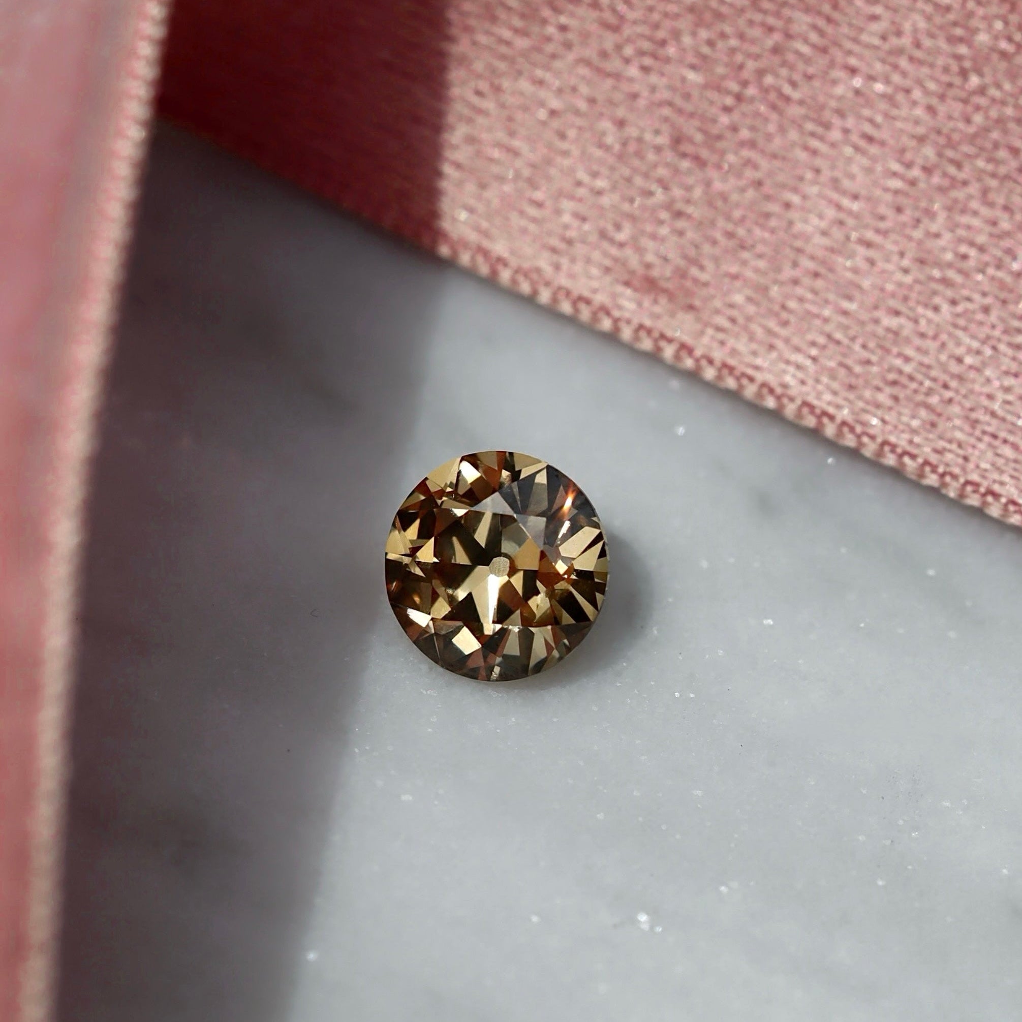 Loose Champagne Color Old European Cut Diamond