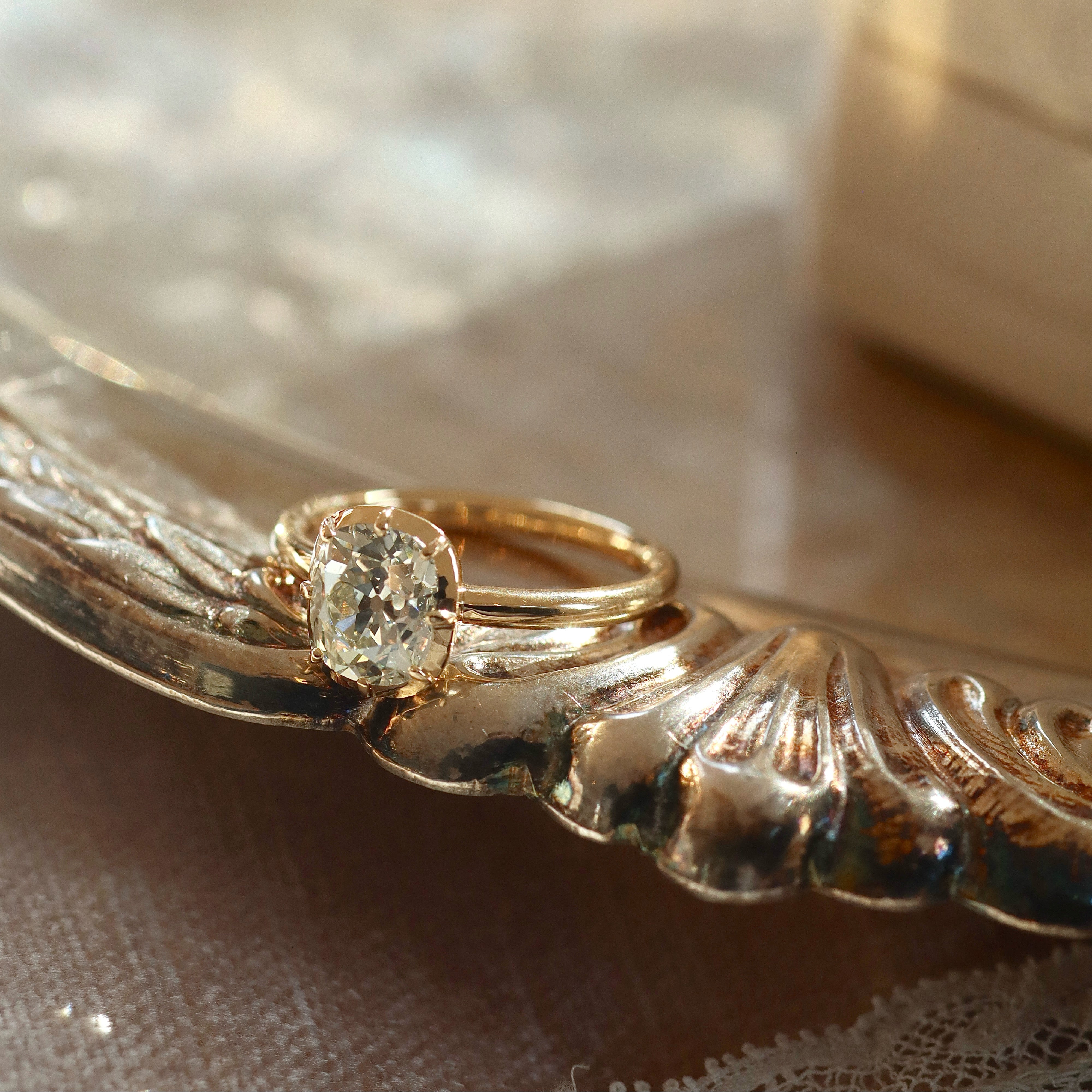 AB MADE diamond engagement ring